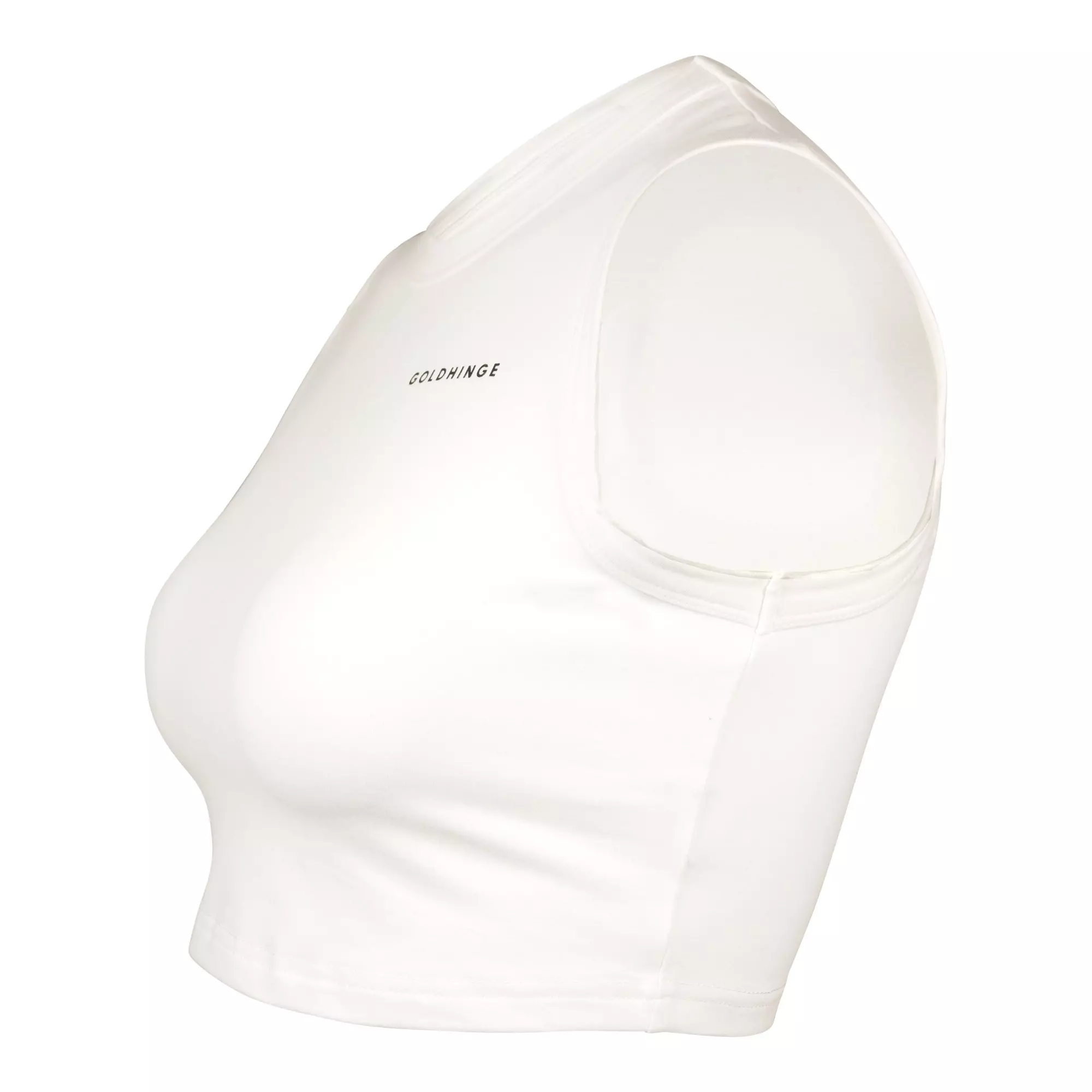 Gold Hinge Women's Crop Tank - Ivory - IVORY