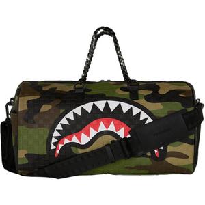 Sprayground Woodland Camo Duffle Bag