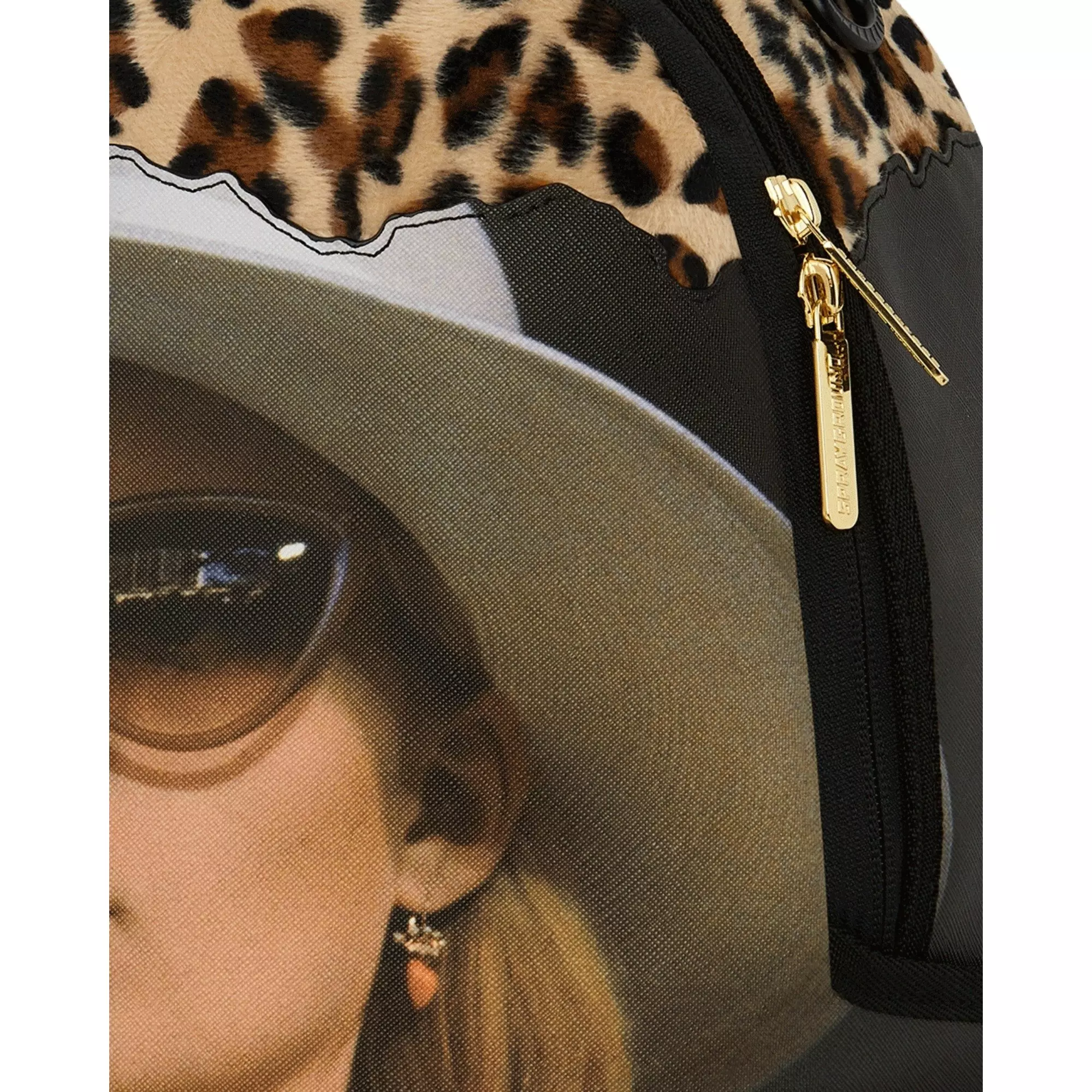 Sprayground Scarface Leopard Backpack - BLACK