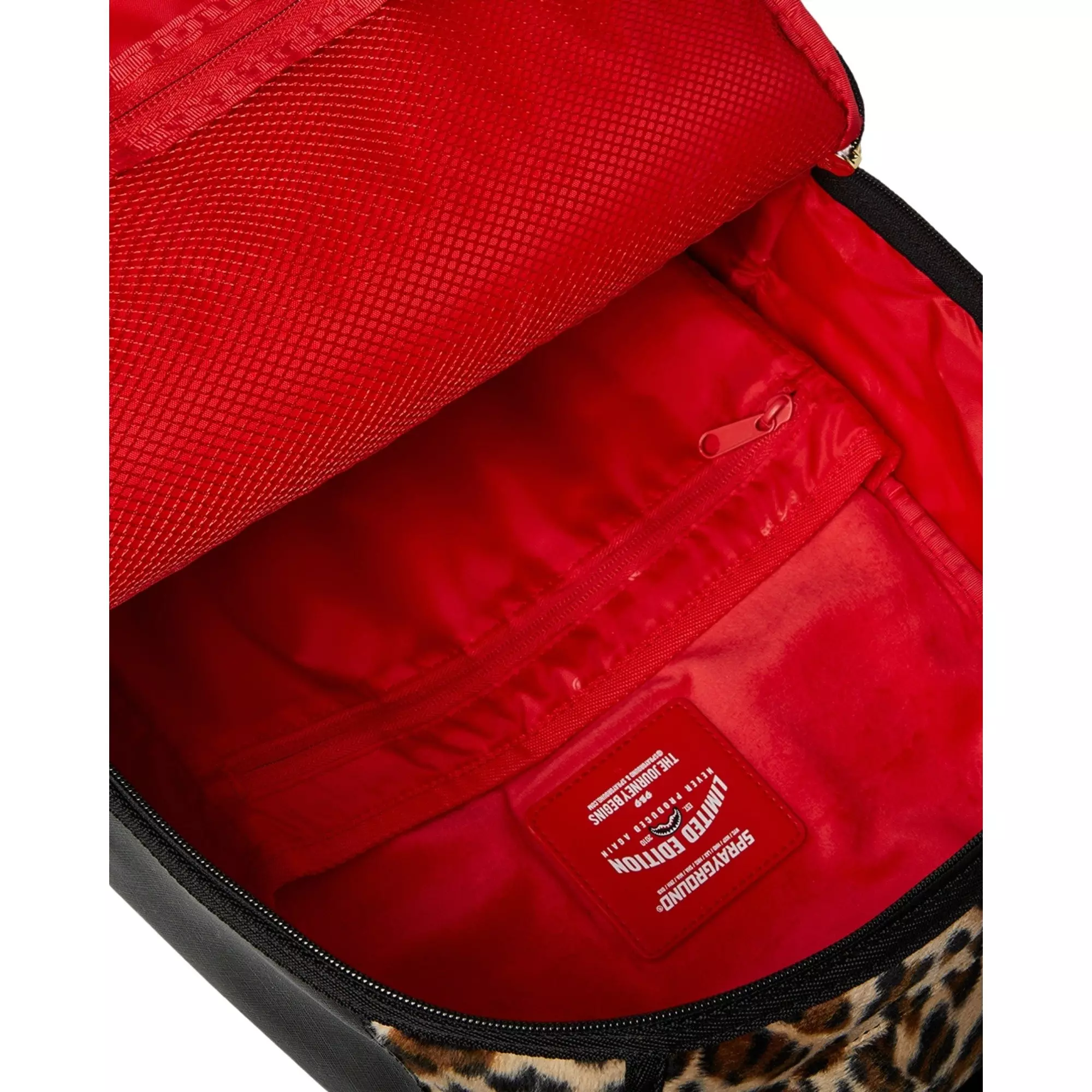 Sprayground Scarface Leopard Backpack - BLACK