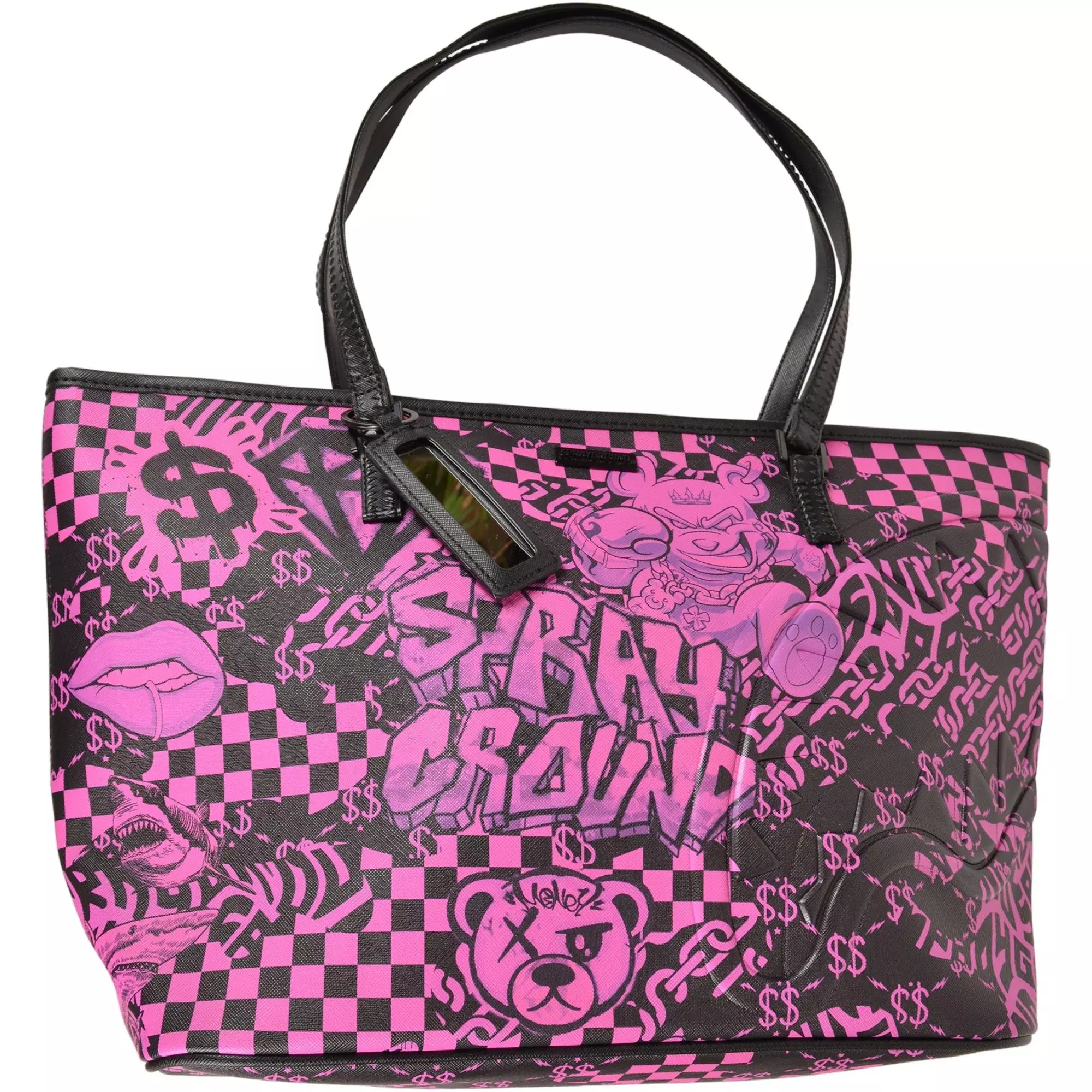 Sprayground Organza Shark Tote Bag - PINK