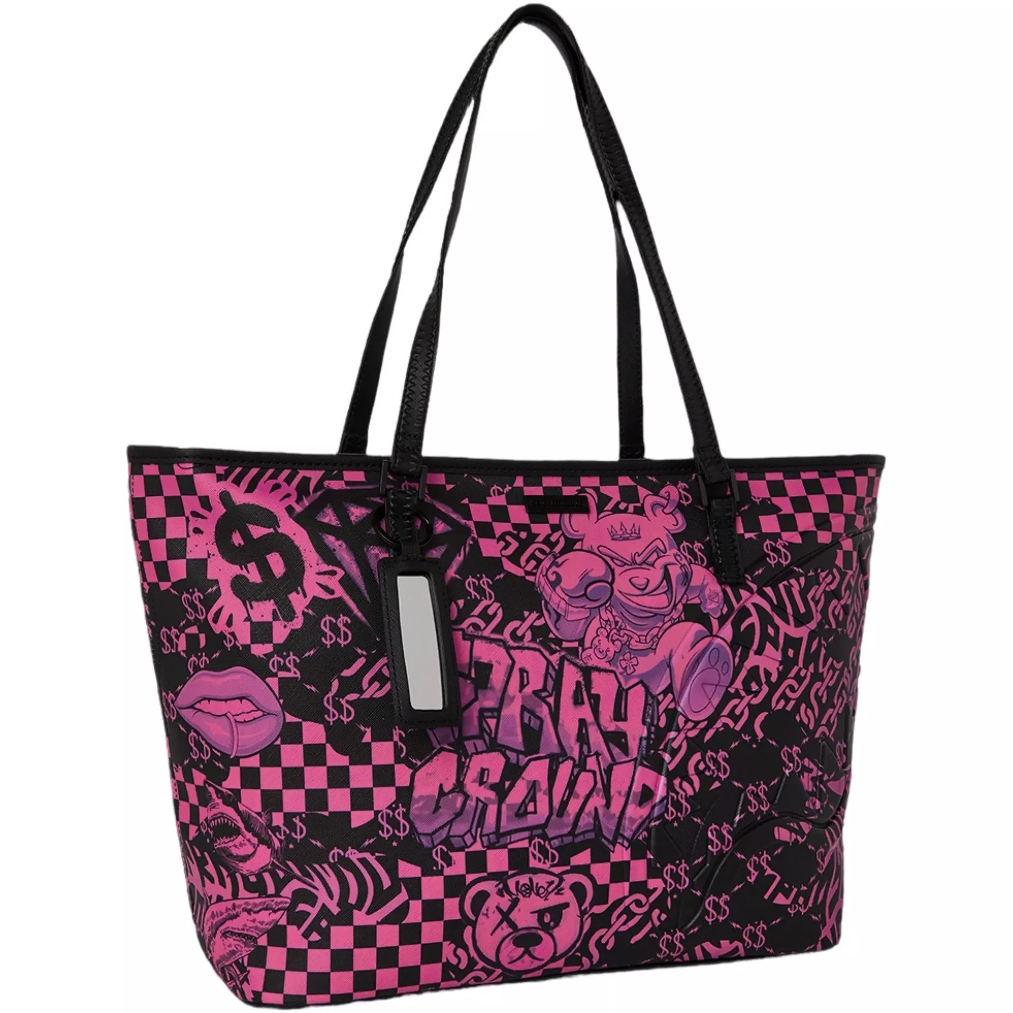 Sprayground Organza Shark Tote Bag - PINK