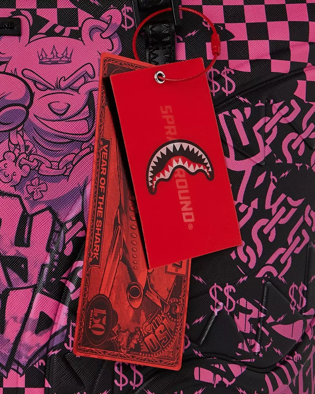 Sprayground Organza Shark Tote Bag - PINK