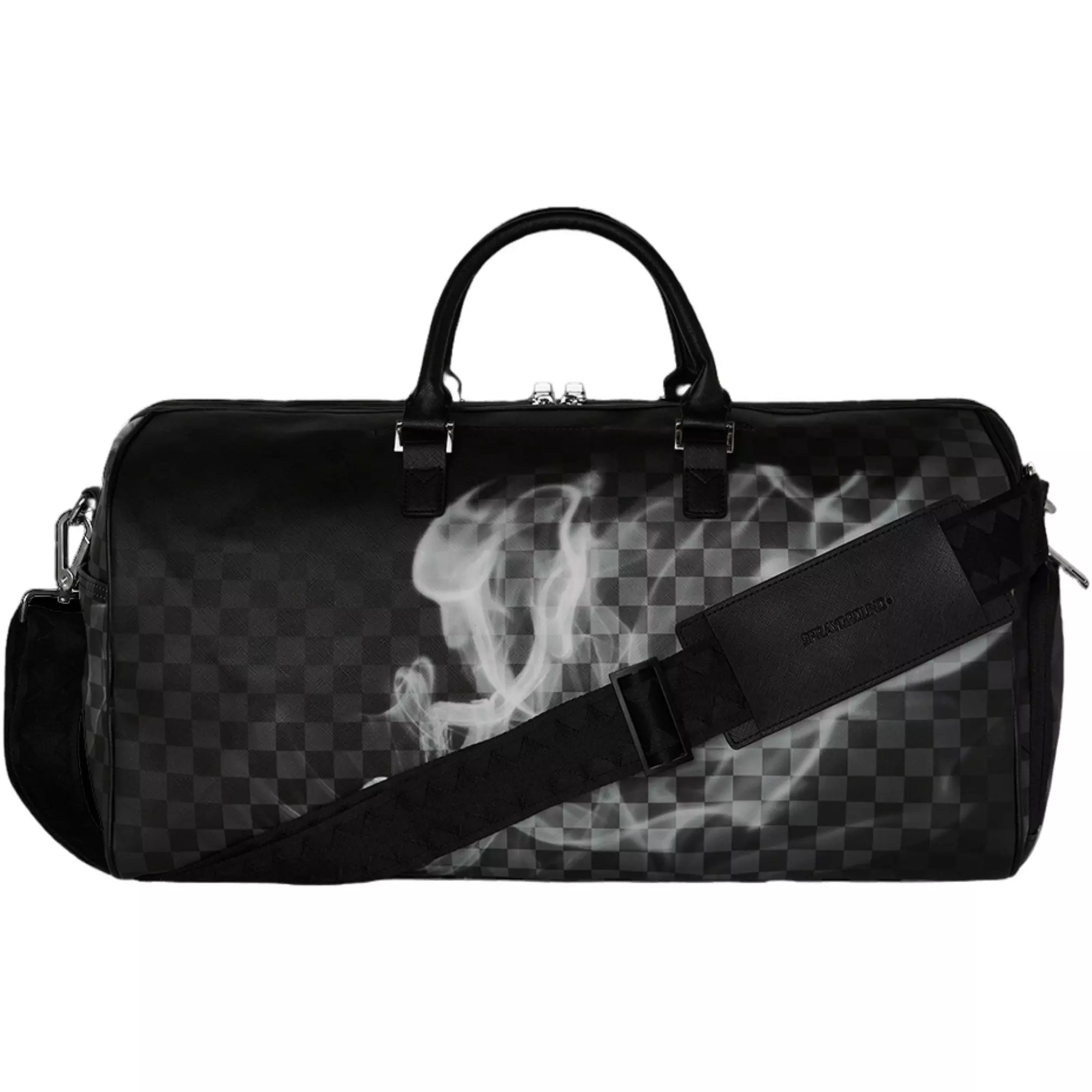 Sprayground Sip N' Smoke Duffle Bag - BLACK