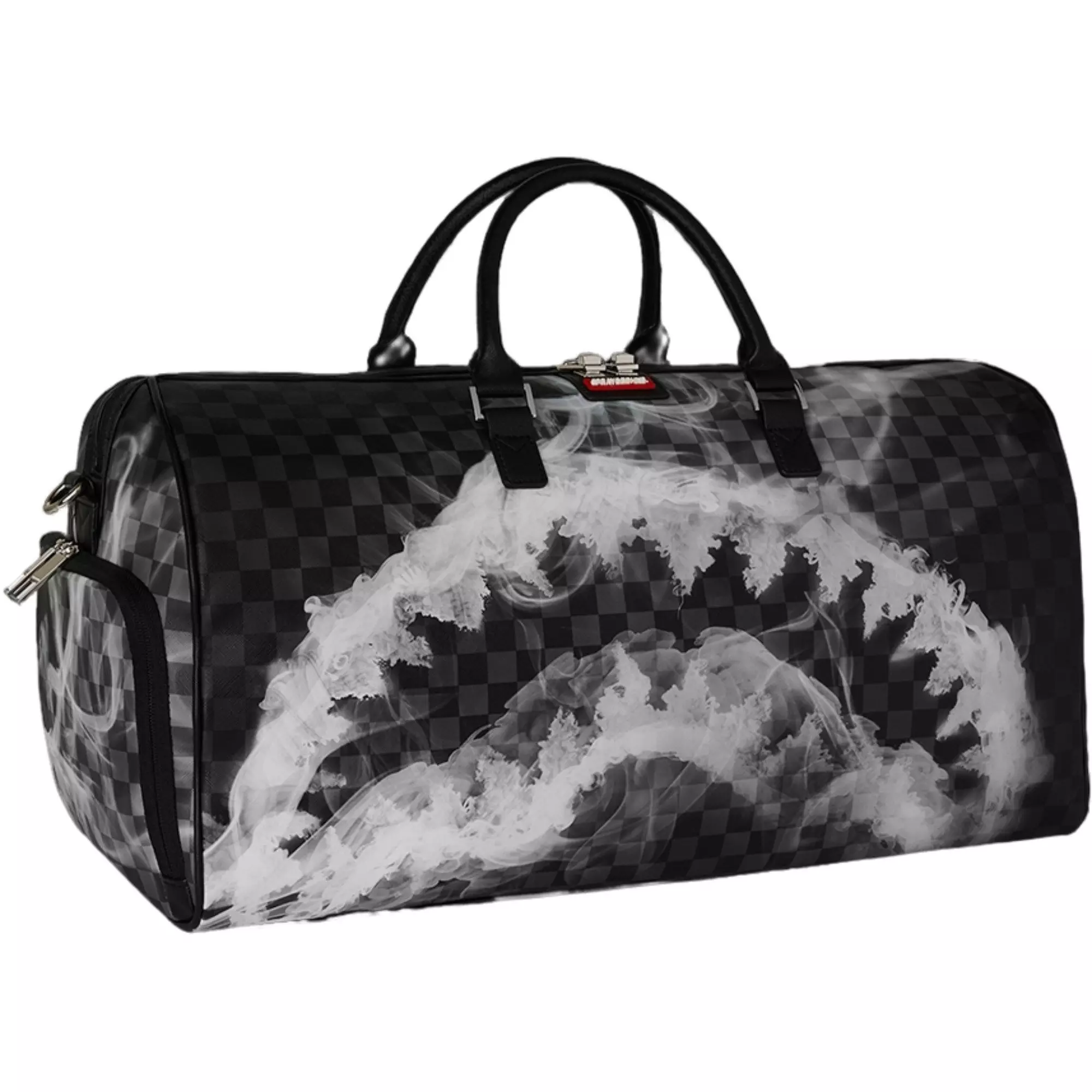 Sprayground Sip N' Smoke Duffle Bag - BLACK