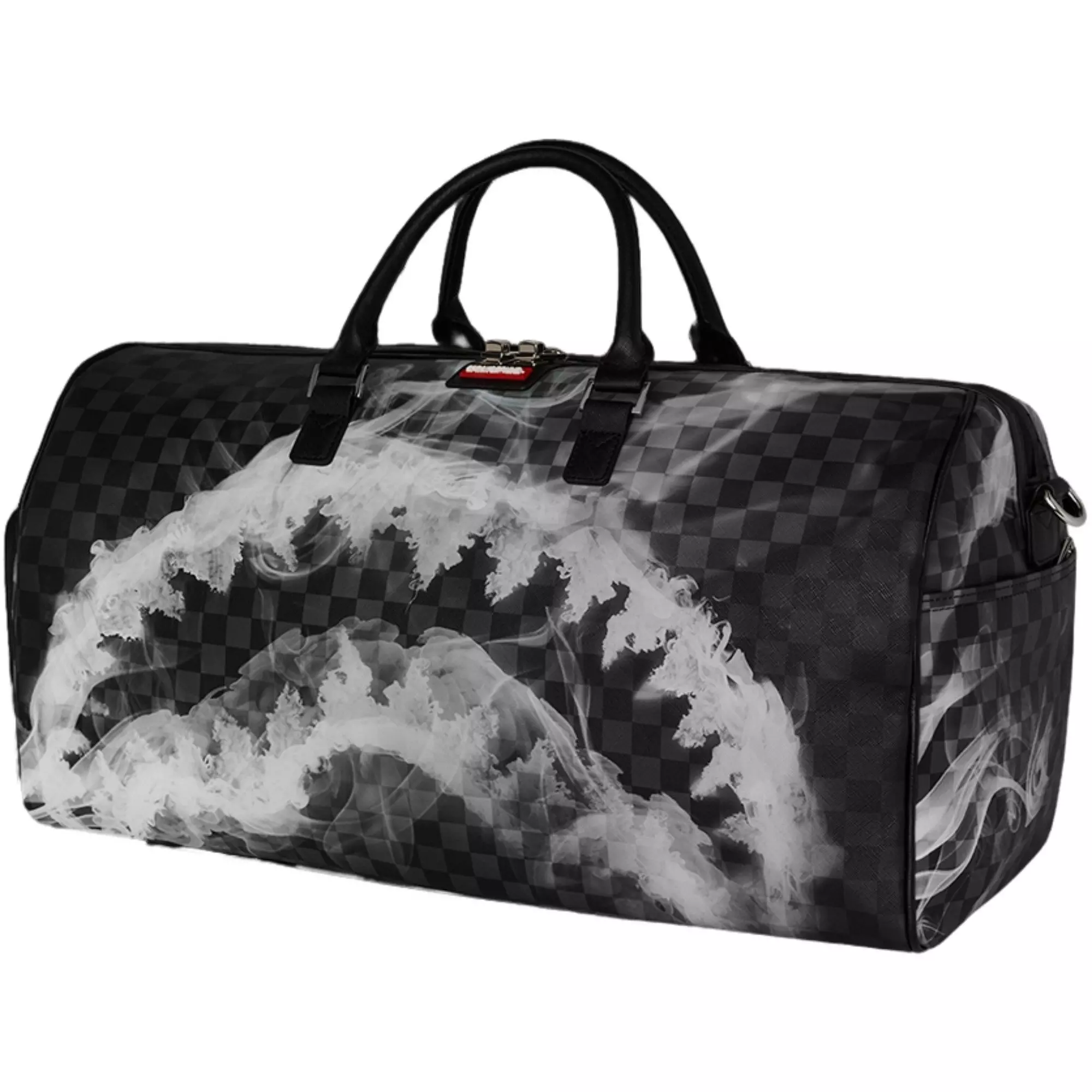 Sprayground Sip N' Smoke Duffle Bag - BLACK
