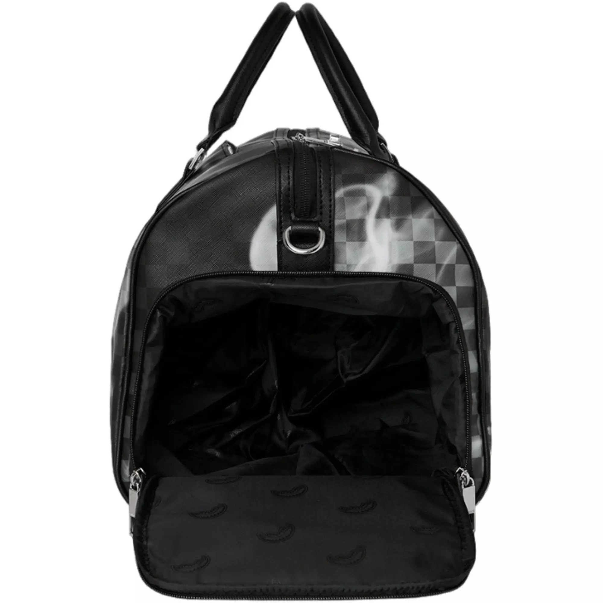 Sprayground Sip N' Smoke Duffle Bag - BLACK