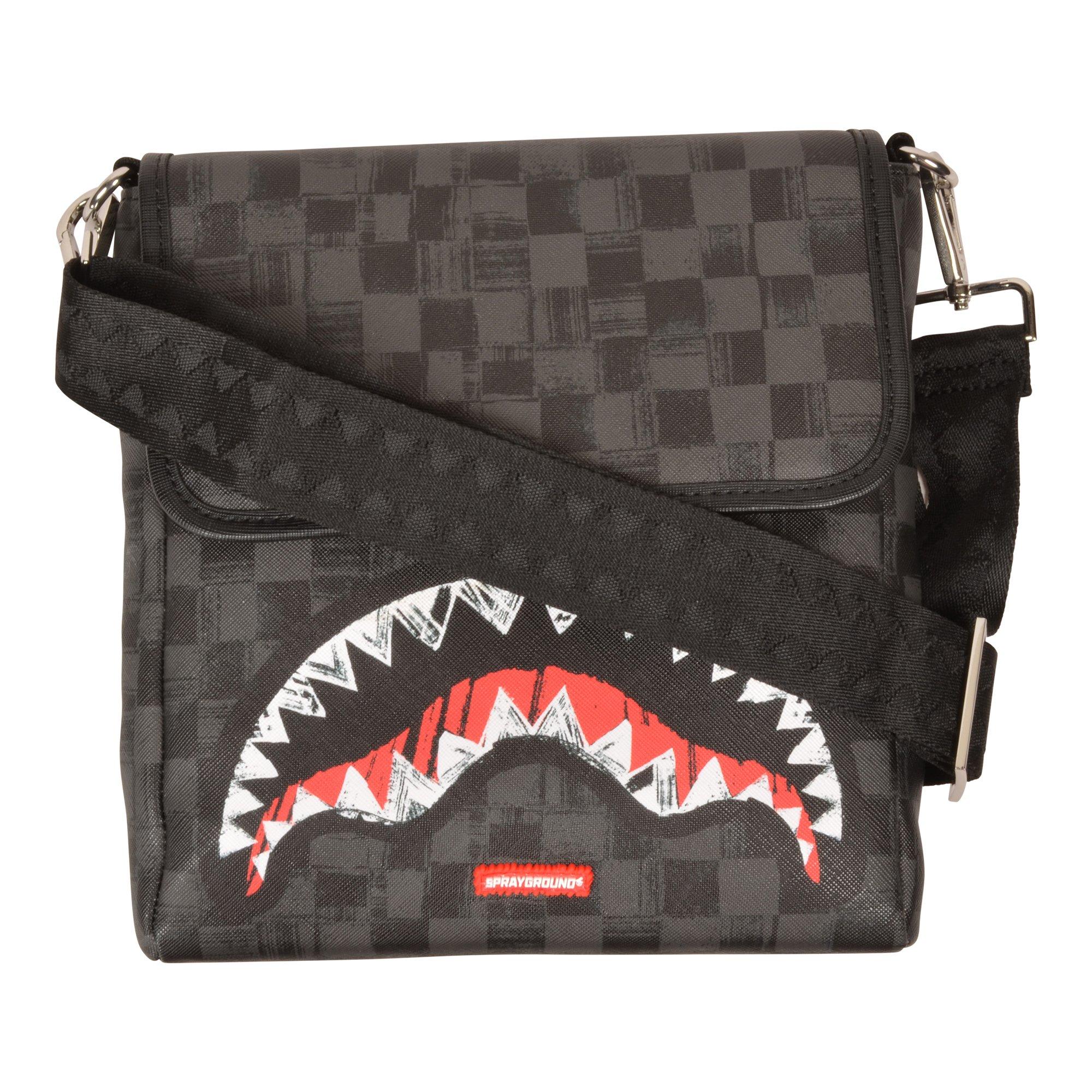 Sprayground Shark Scribble Messenger Bag