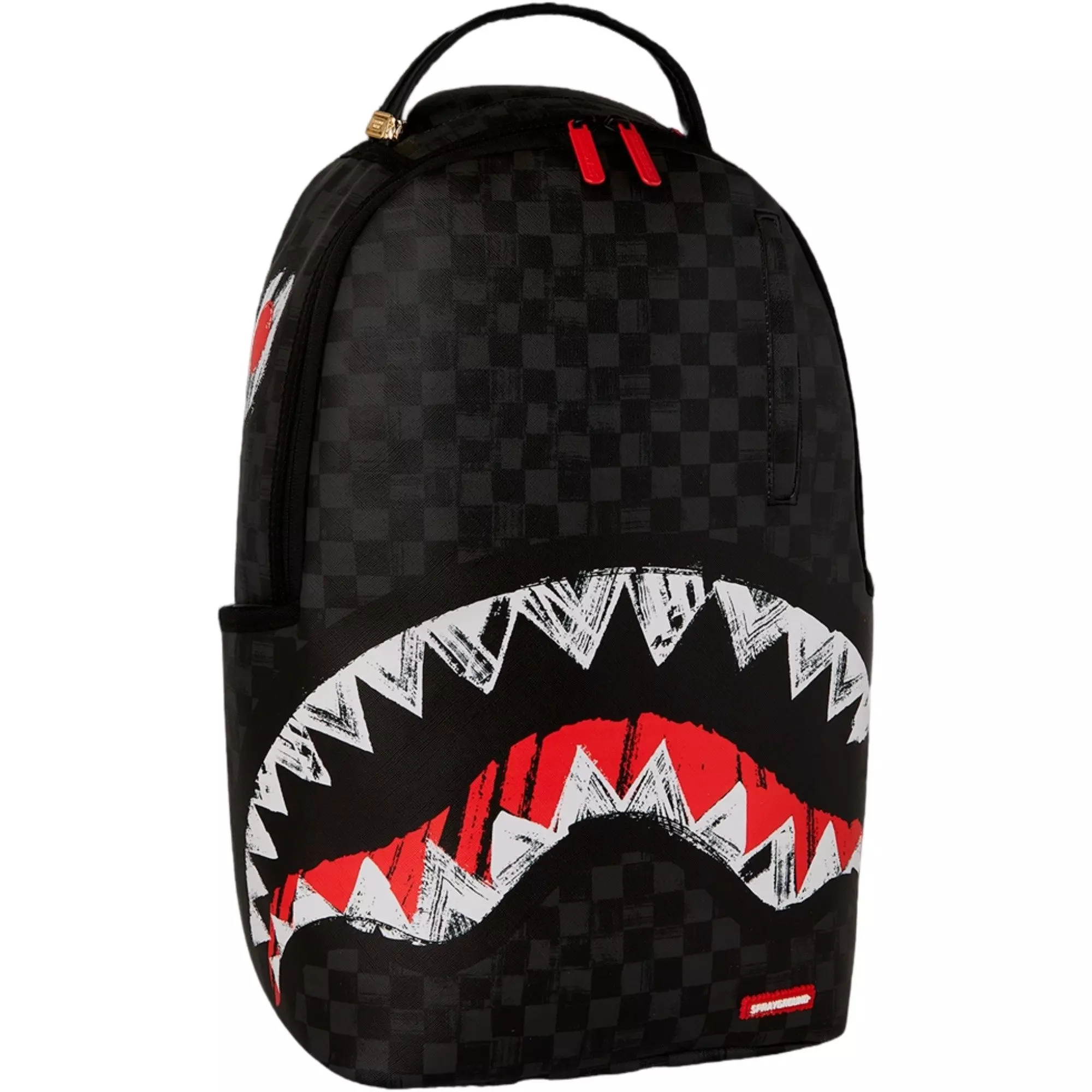 Sprayground Scribble Shark Backpack - BLACK