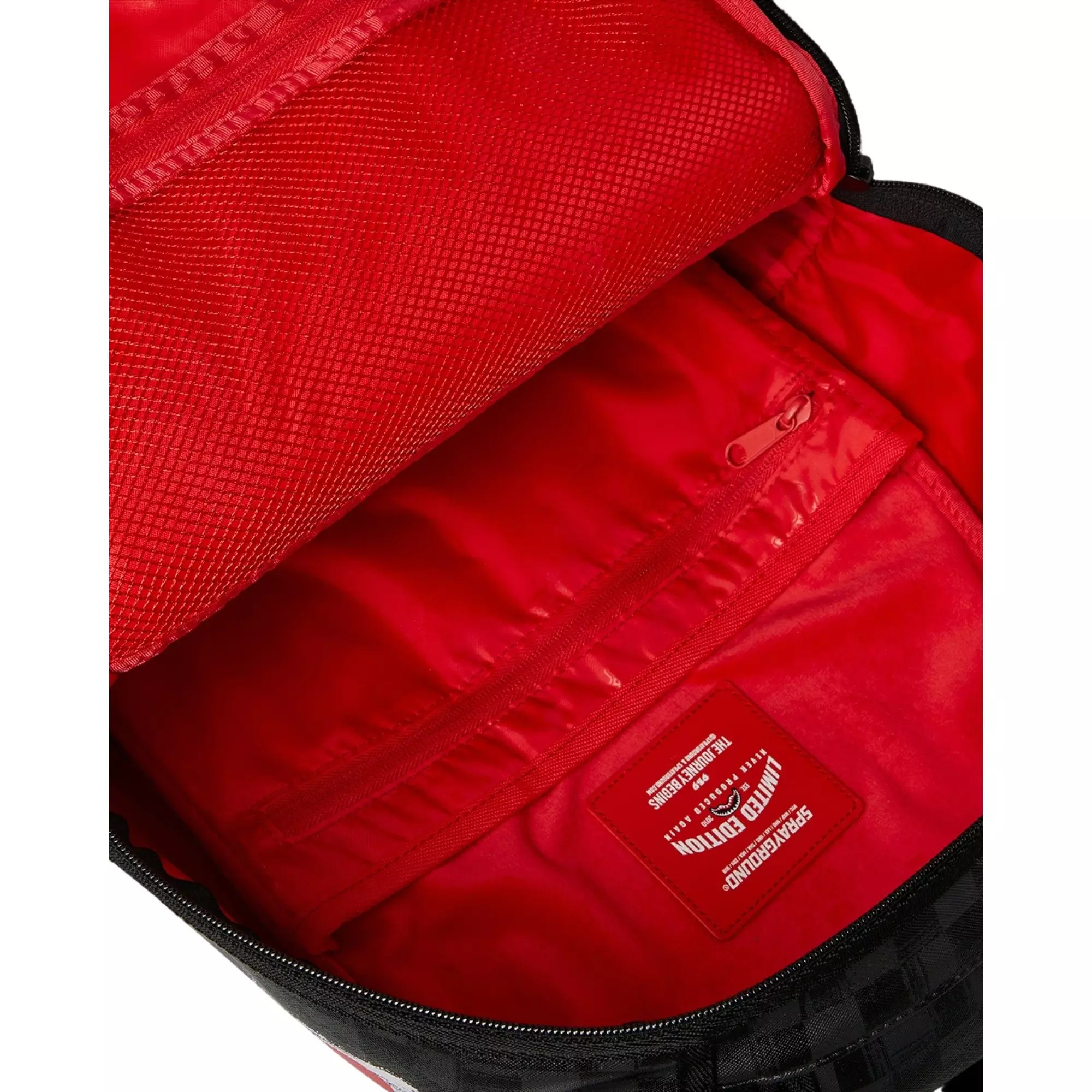 Sprayground Scribble Shark Backpack - BLACK