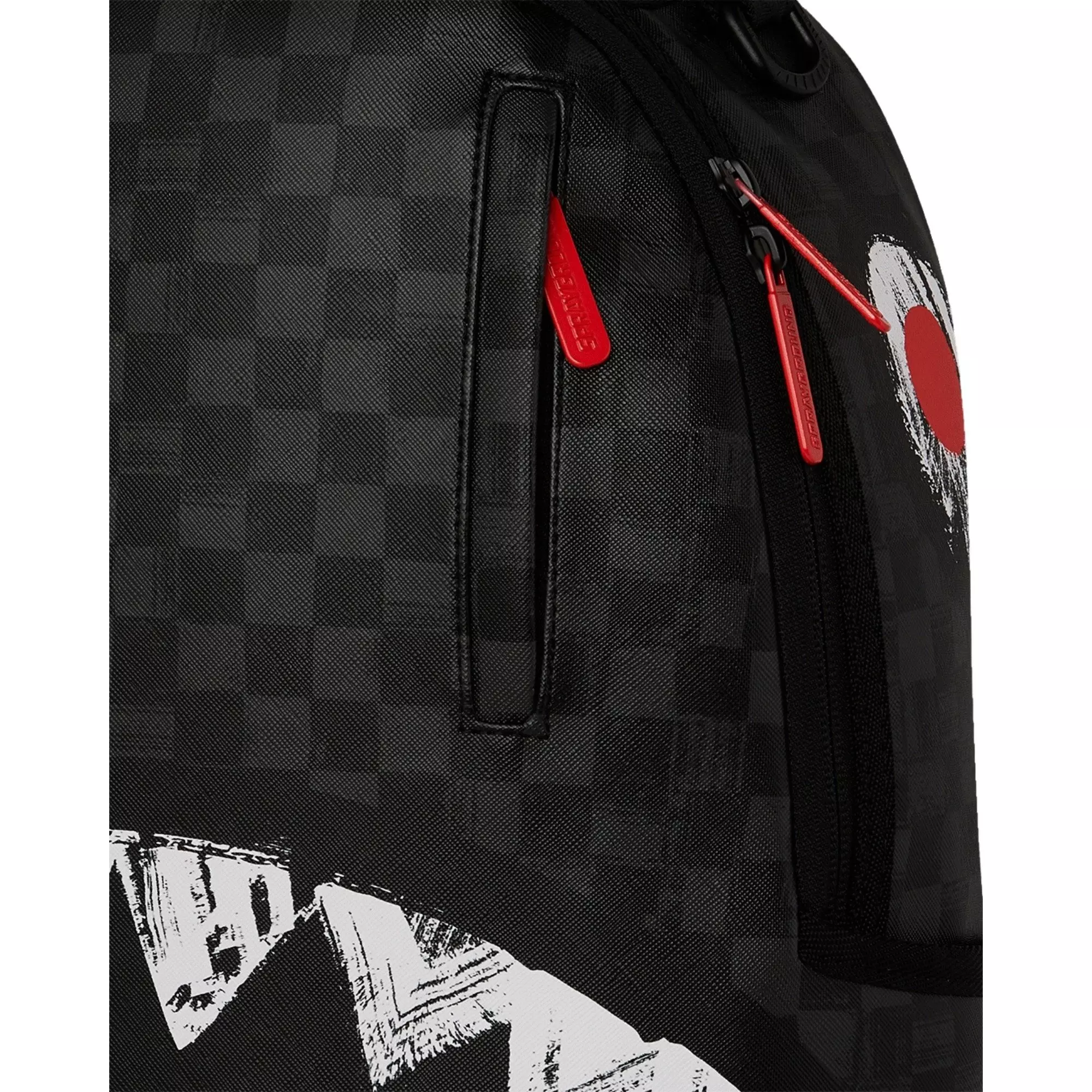 Sprayground Scribble Shark Backpack - BLACK