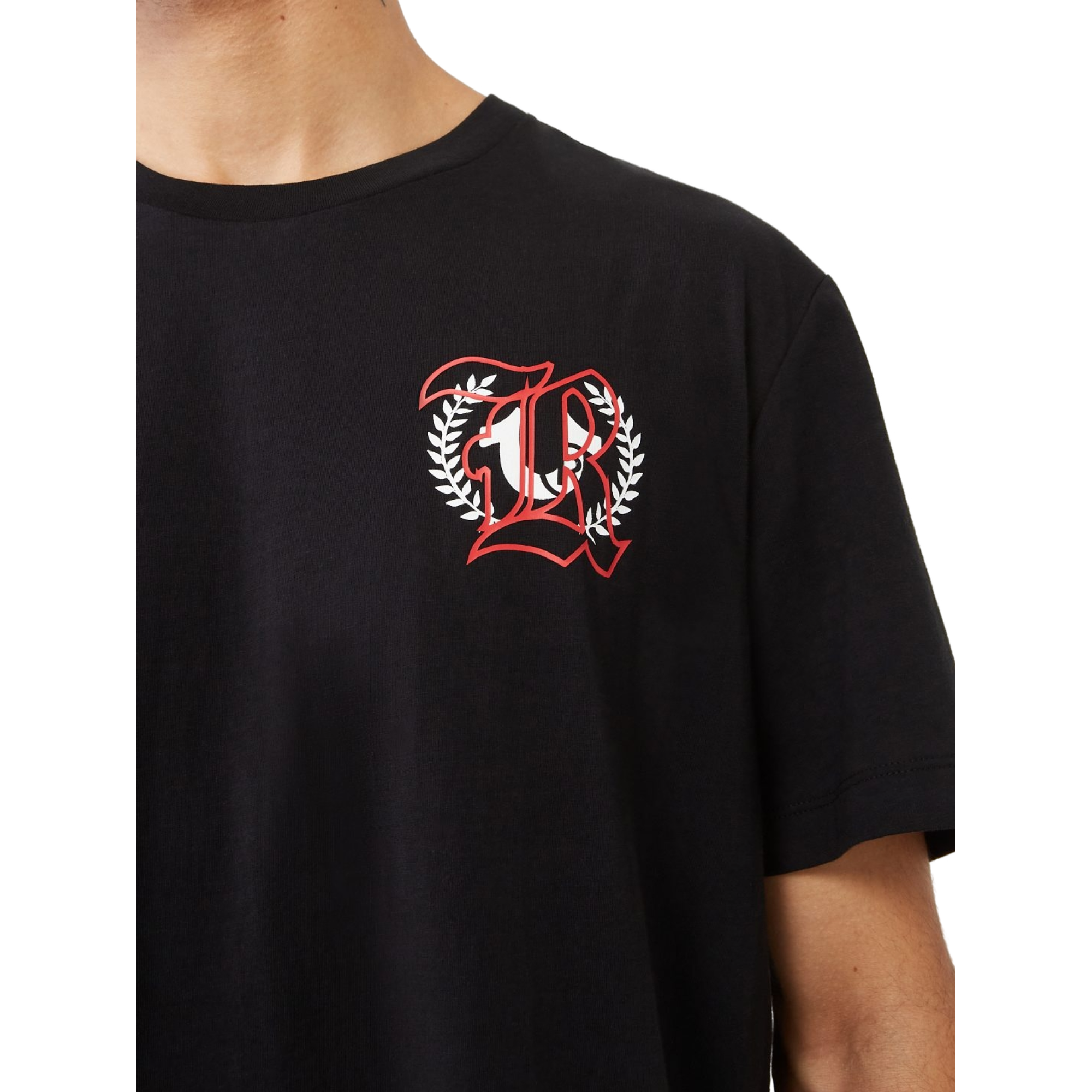 True Religion Men's Multi Print Logo Tee - BLACK Thumbnail View 3