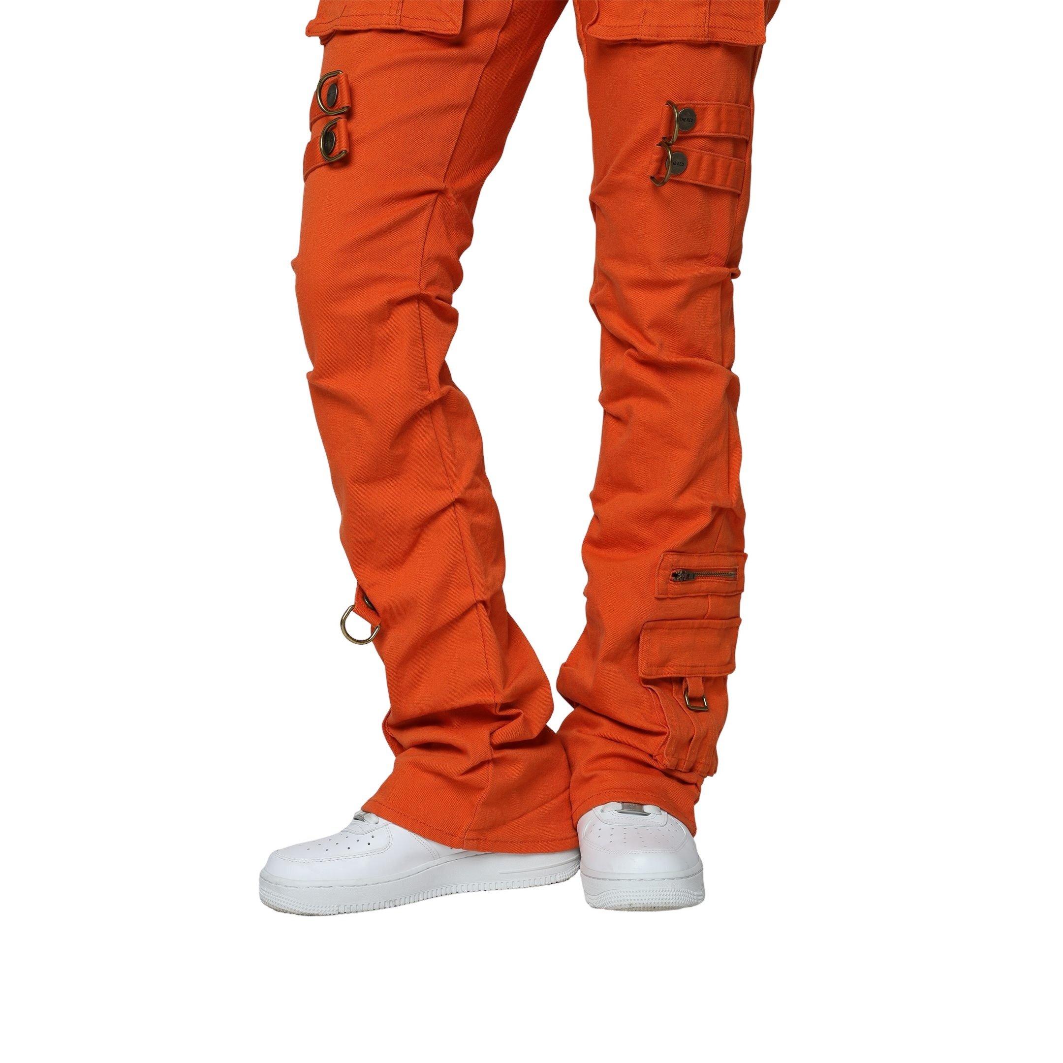 Smoke Rise Women's Mid-Rise Stacked Twill Pants - Orange - ORANGE Thumbnail View 5