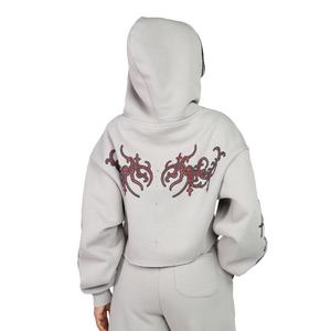 Smoke Rise Women's Hand Oversized Fleece Hoodie - Tan