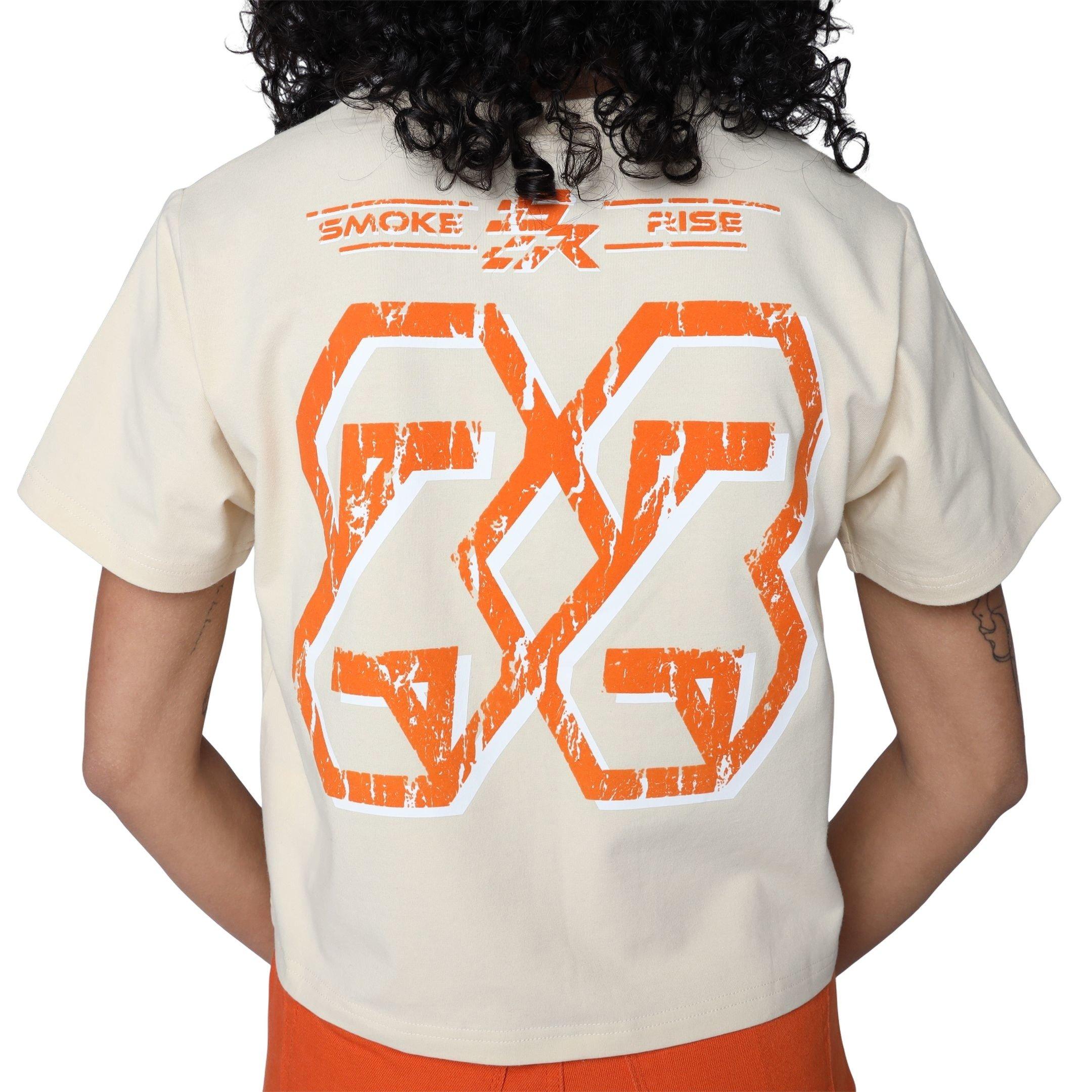 Smoke Rise Women's AJ3 Racing Tee - Black/Metallic Silver - BLACK/SILVER Thumbnail View 2