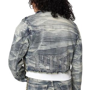 Smoke Rise Women's Chain Trucker Jacket - Denim