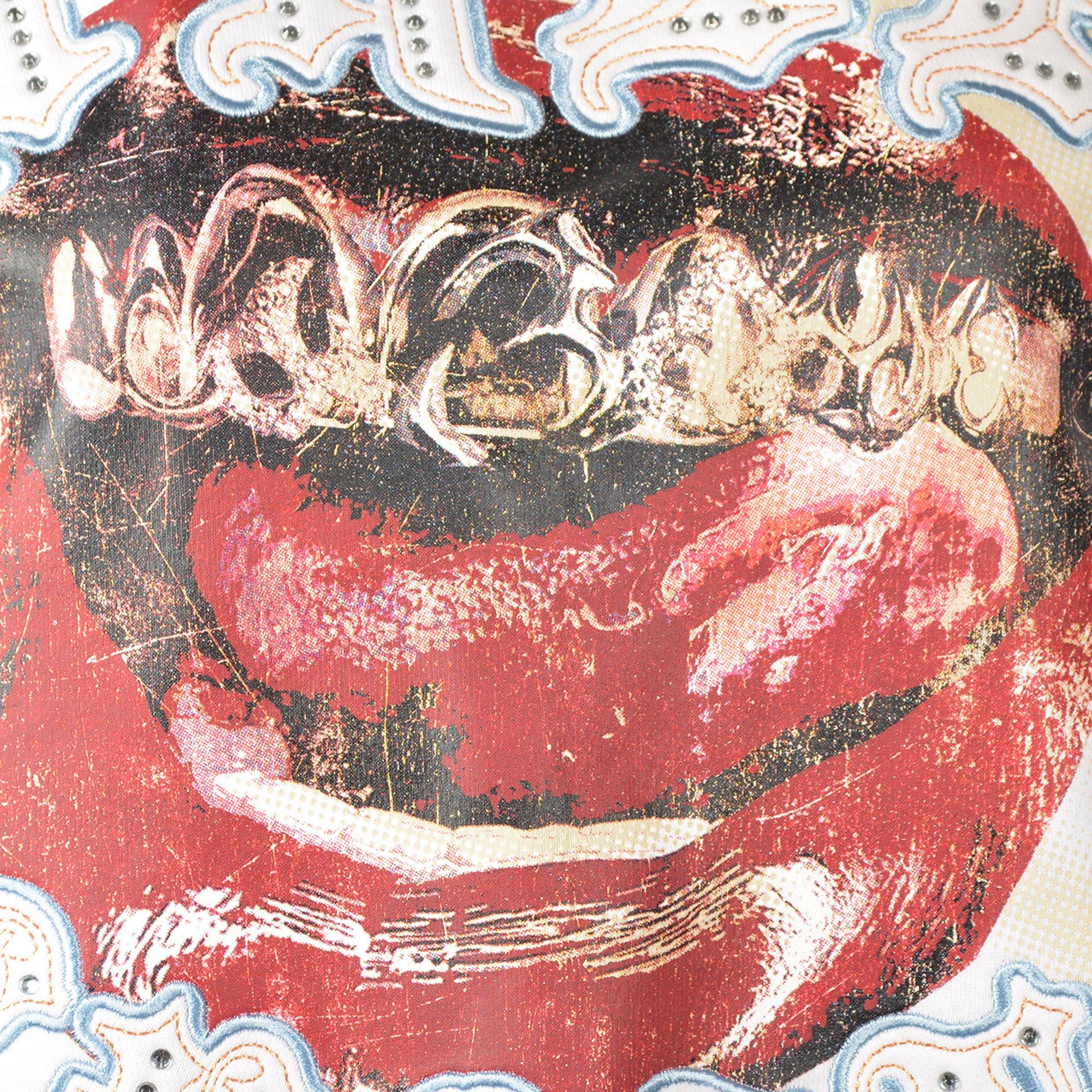 Smoke Rise Women's Chain Mouth Tee - White - WHITE Thumbnail View 10