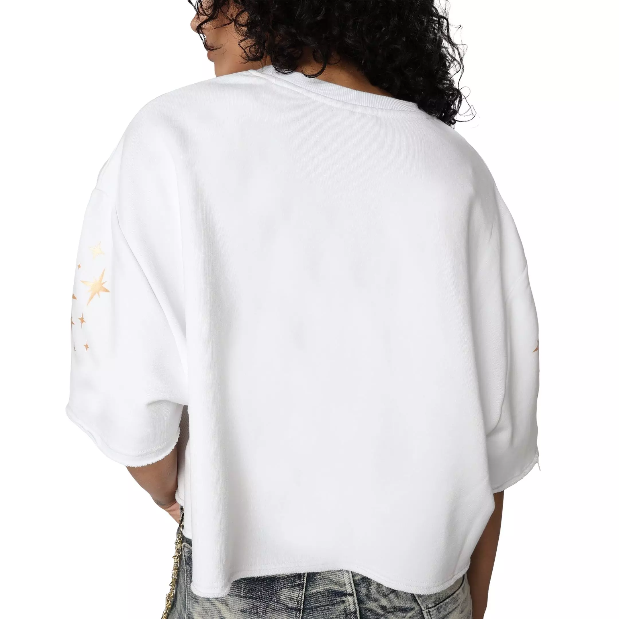 Smoke Rise Women's Chain Mouth Tee - White - WHITE