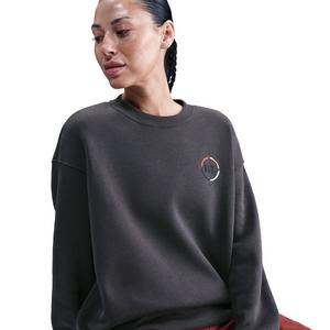 Nike N7 Oversized Phoenix Fleece Crew-Neck Sweatshirt - Anthracite