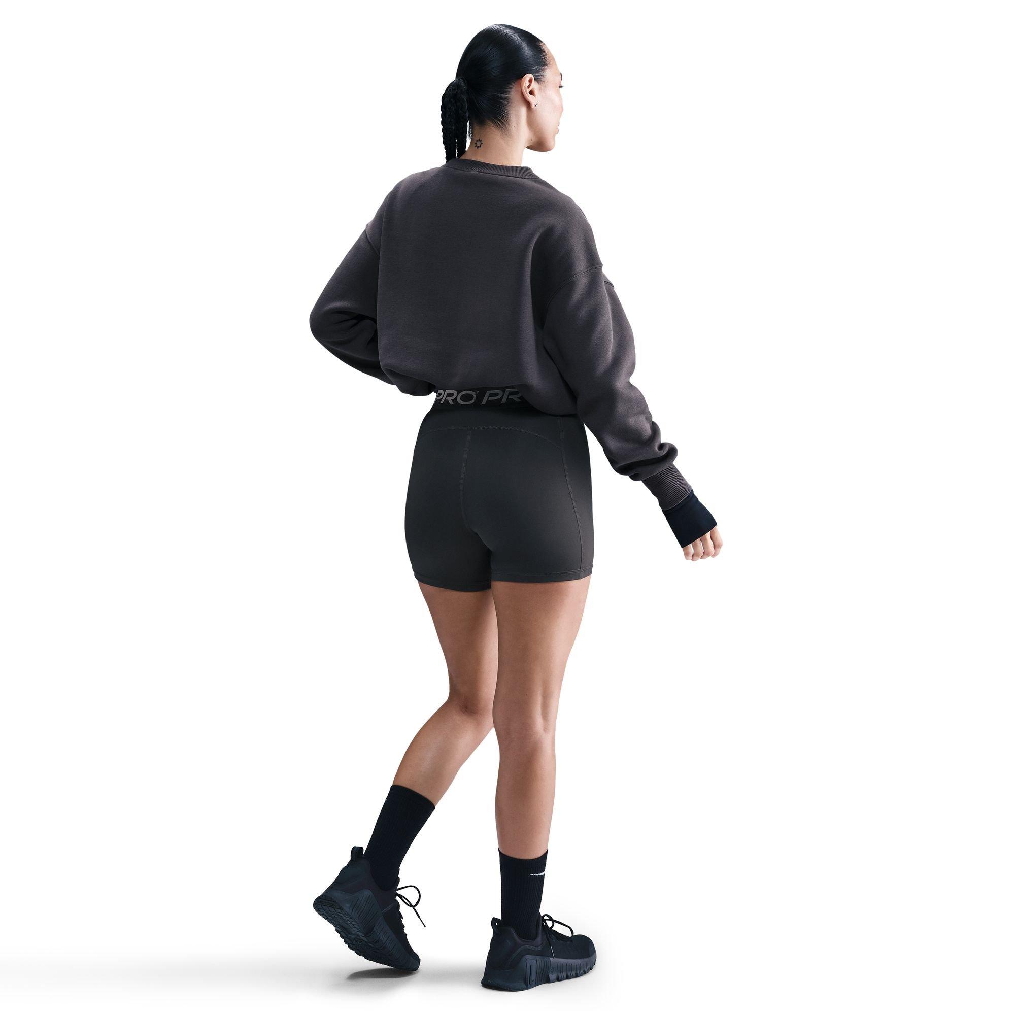 Nike N7 Women's Pro 5" Shorts - ANTHRACITE Thumbnail View 4