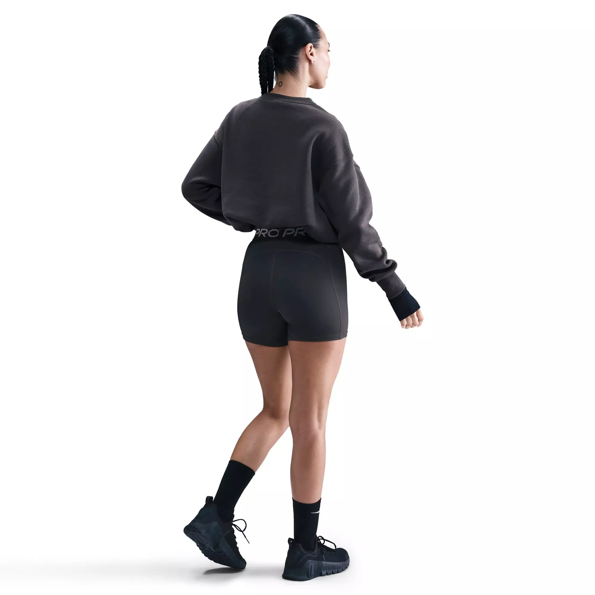 Nike N7 Women's Pro 5" Shorts - ANTHRACITE