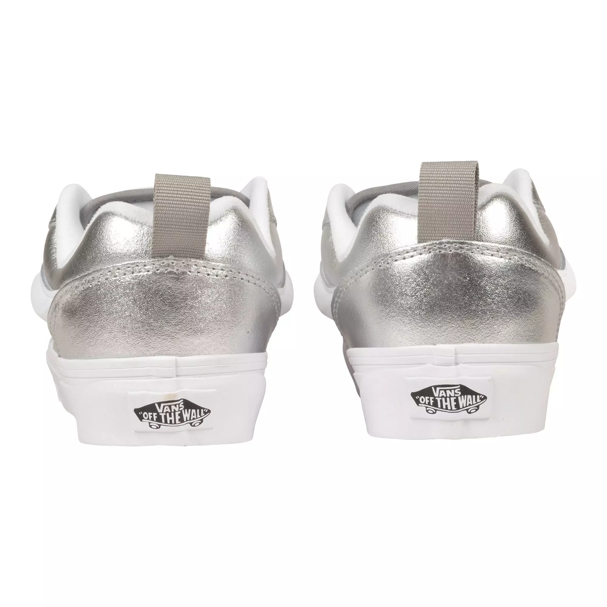 Vans Knu Skool "Metallic Silver/White" Women's Shoe - SILVER