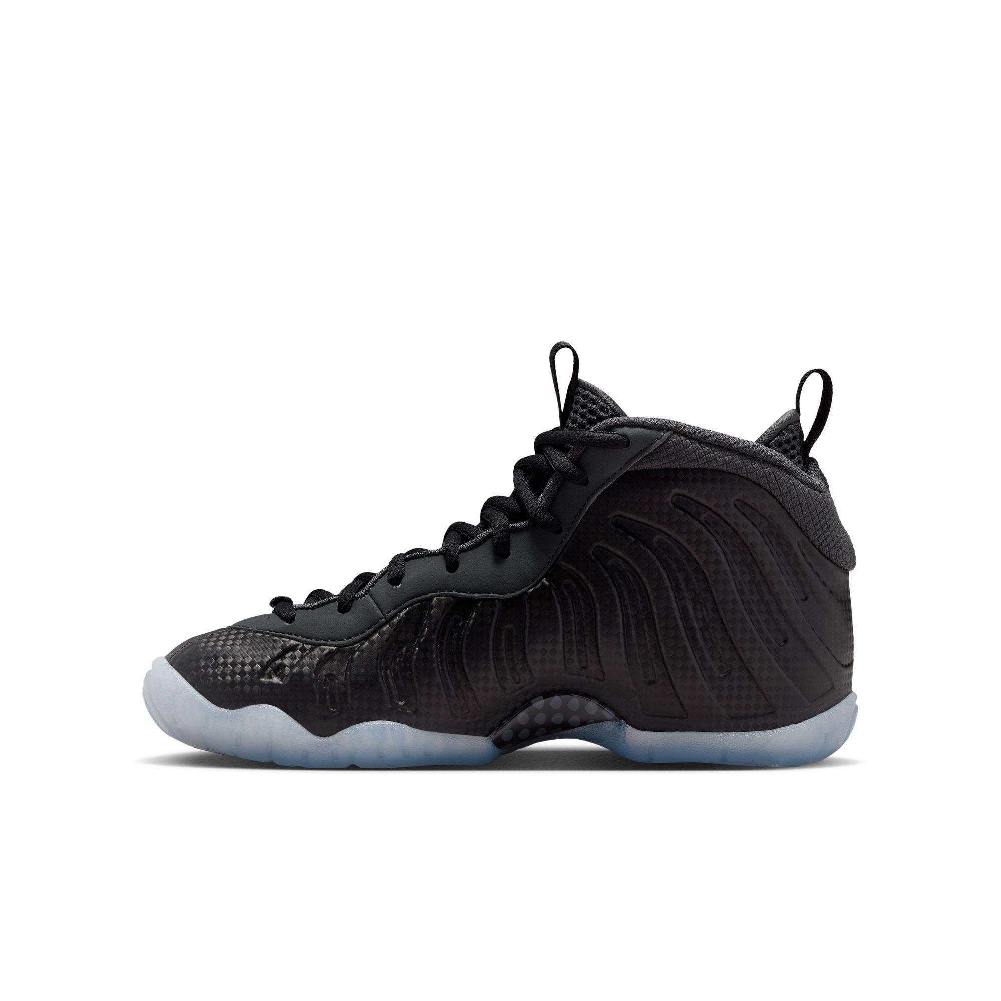 Nike Little Posite One Grade School Boys' "Black/Dk Smoke Grey" Shoe
