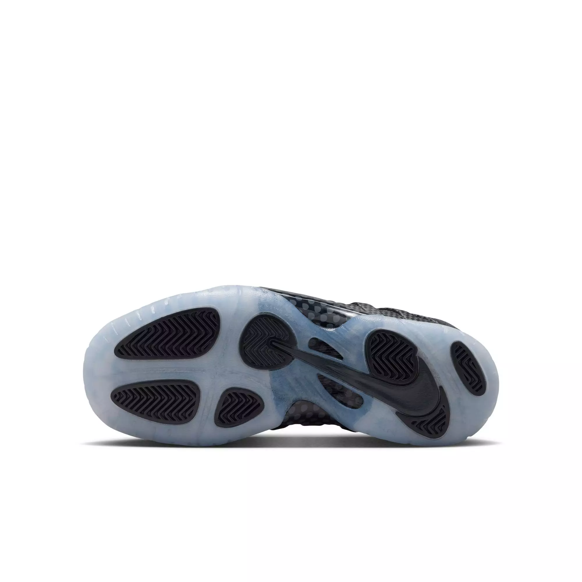 Nike Little Posite One "Black/Dk Smoke Grey" Grade School Boys' Shoe - CHARCOAL/BLACK