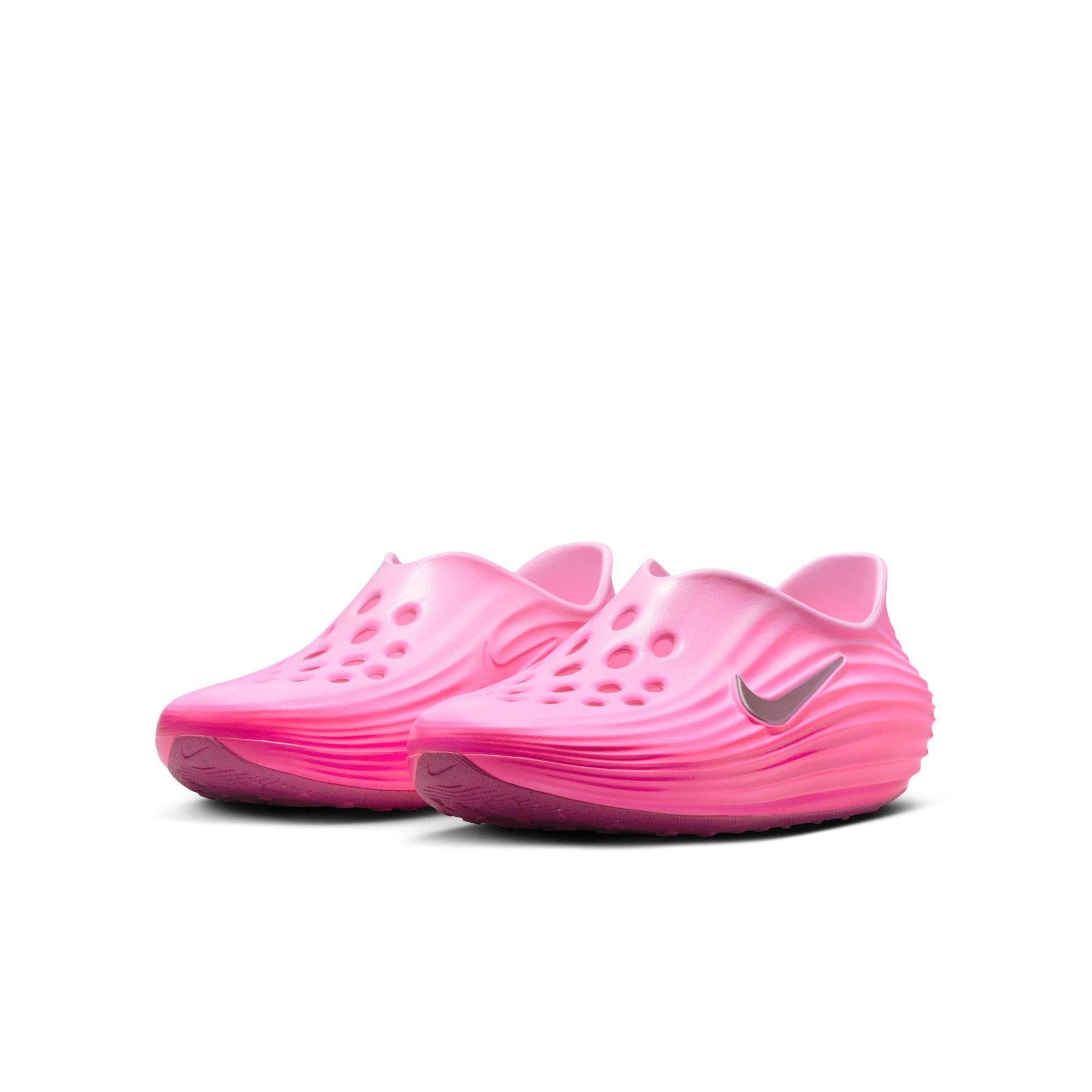 Nike ReactX Rejuven8 "Pinksicle/Metallic Silver/Pink Foam" Preschool Girls' Slide - PINK Thumbnail View 5
