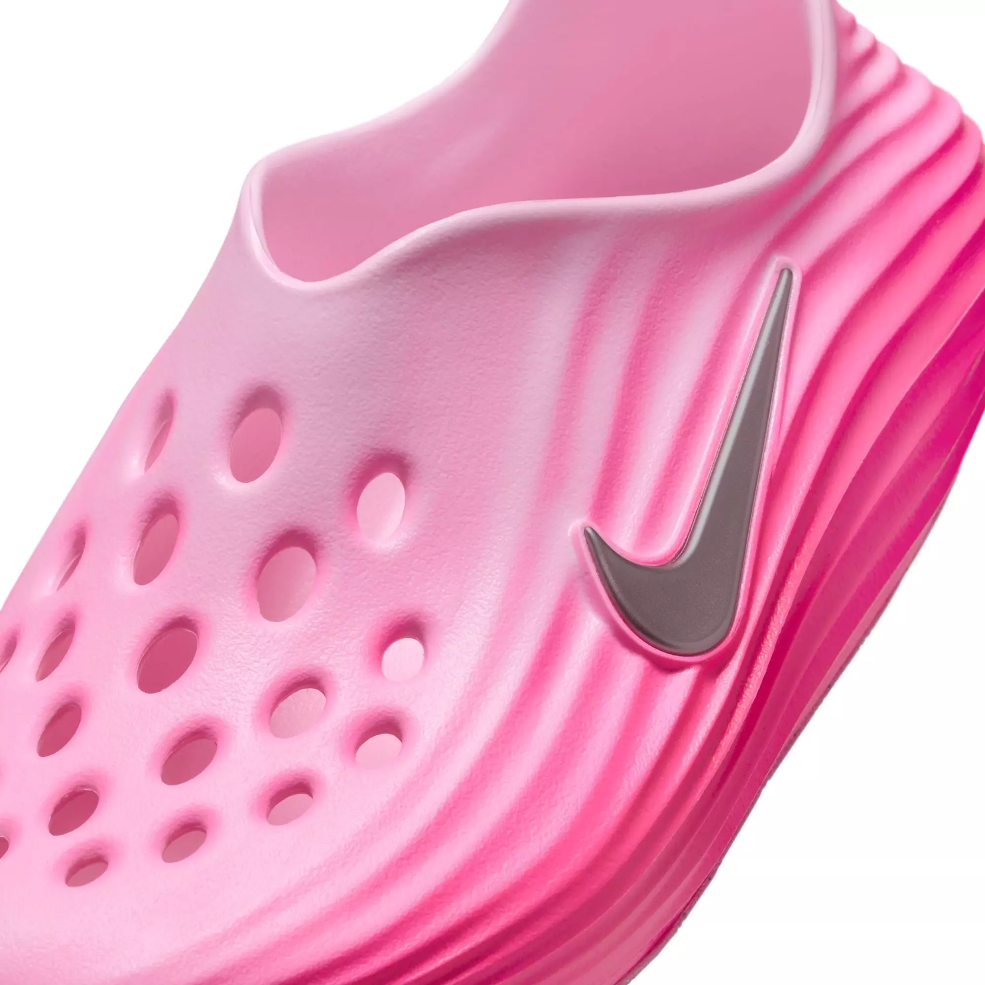 Nike ReactX Rejuven8 "Pinksicle/Metallic Silver/Pink Foam" Preschool Girls' Slide - PINK
