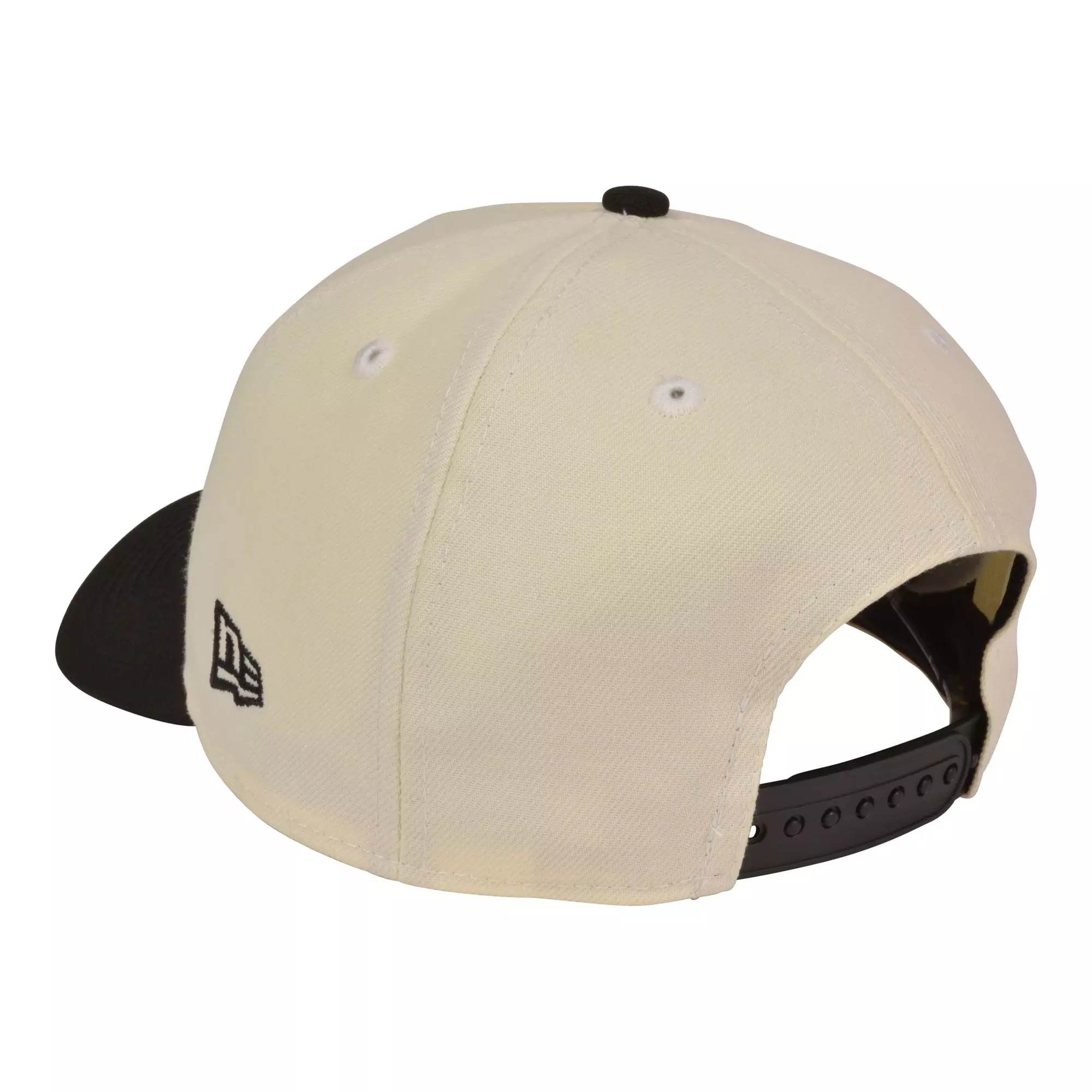 New Era Denver Nuggets 9FORTY Upside Down Snapback Hat-Off White/Black - OFF-WHITE/BLACK