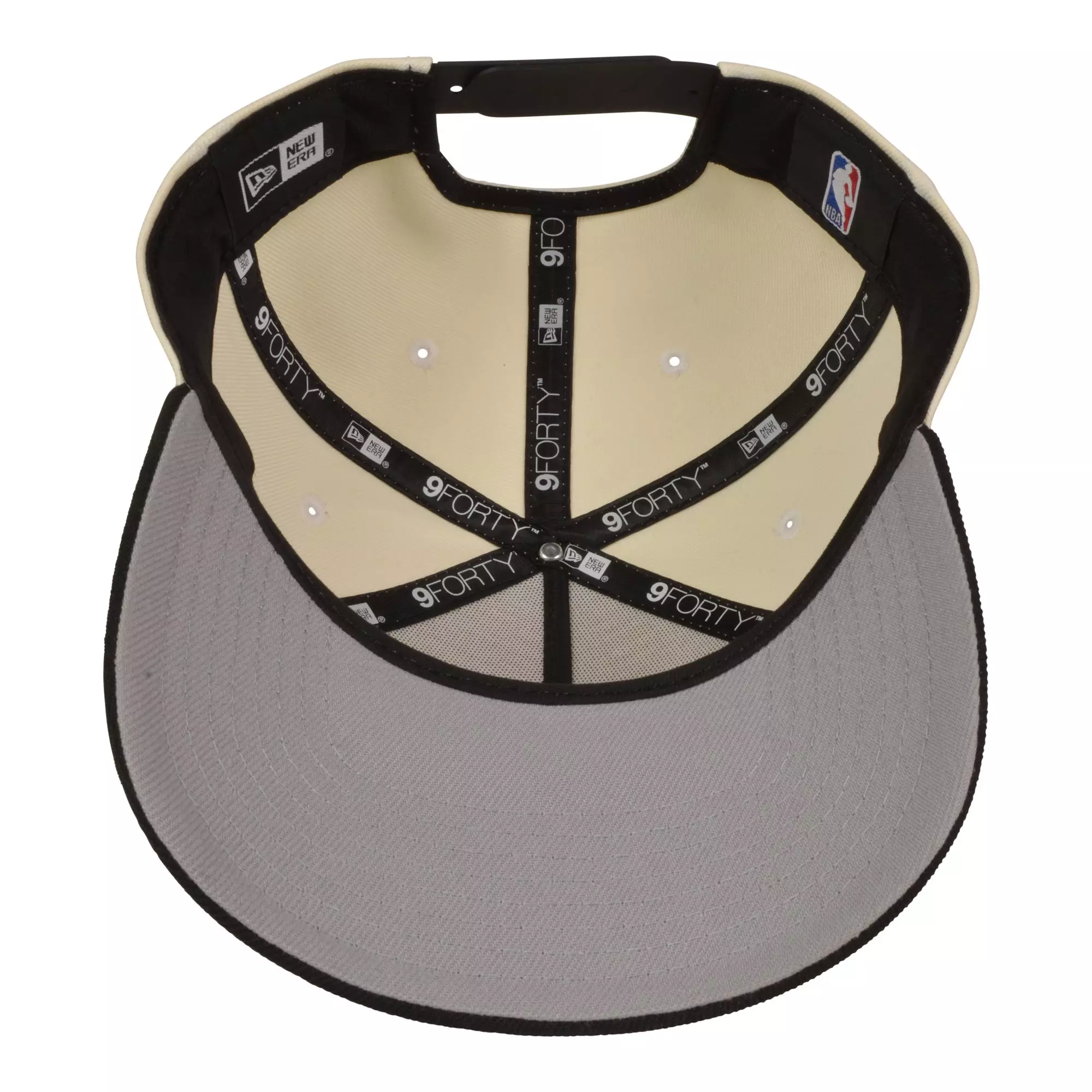 New Era Los Angeles Lakers 9FORTY Upside Down Snapback Hat-Off White/Black - OFF-WHITE/BLACK