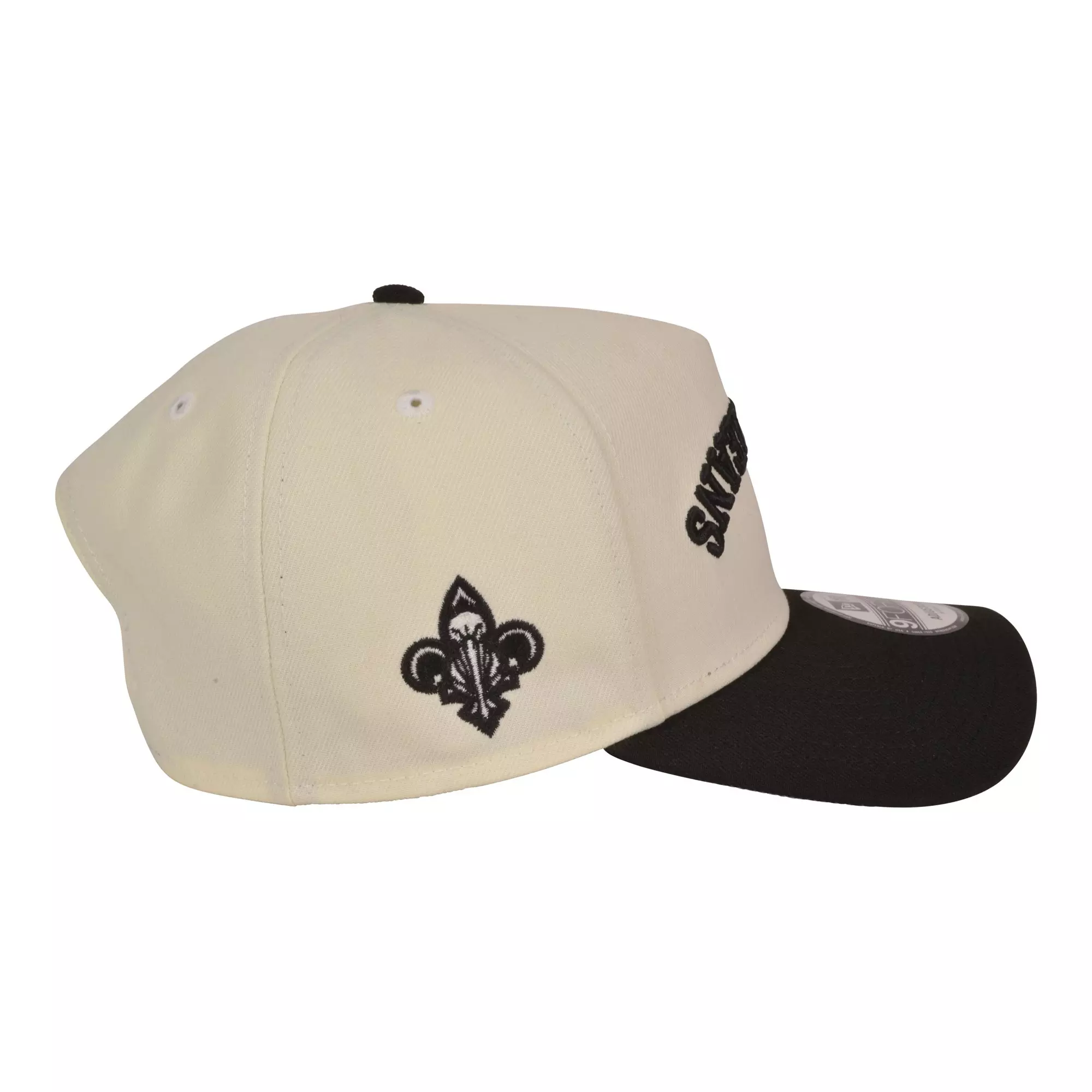 New Era New Orleans Pelicans 9FORTY Upside Down Snapback Hat-Off White/Black - OFF-WHITE/BLACK