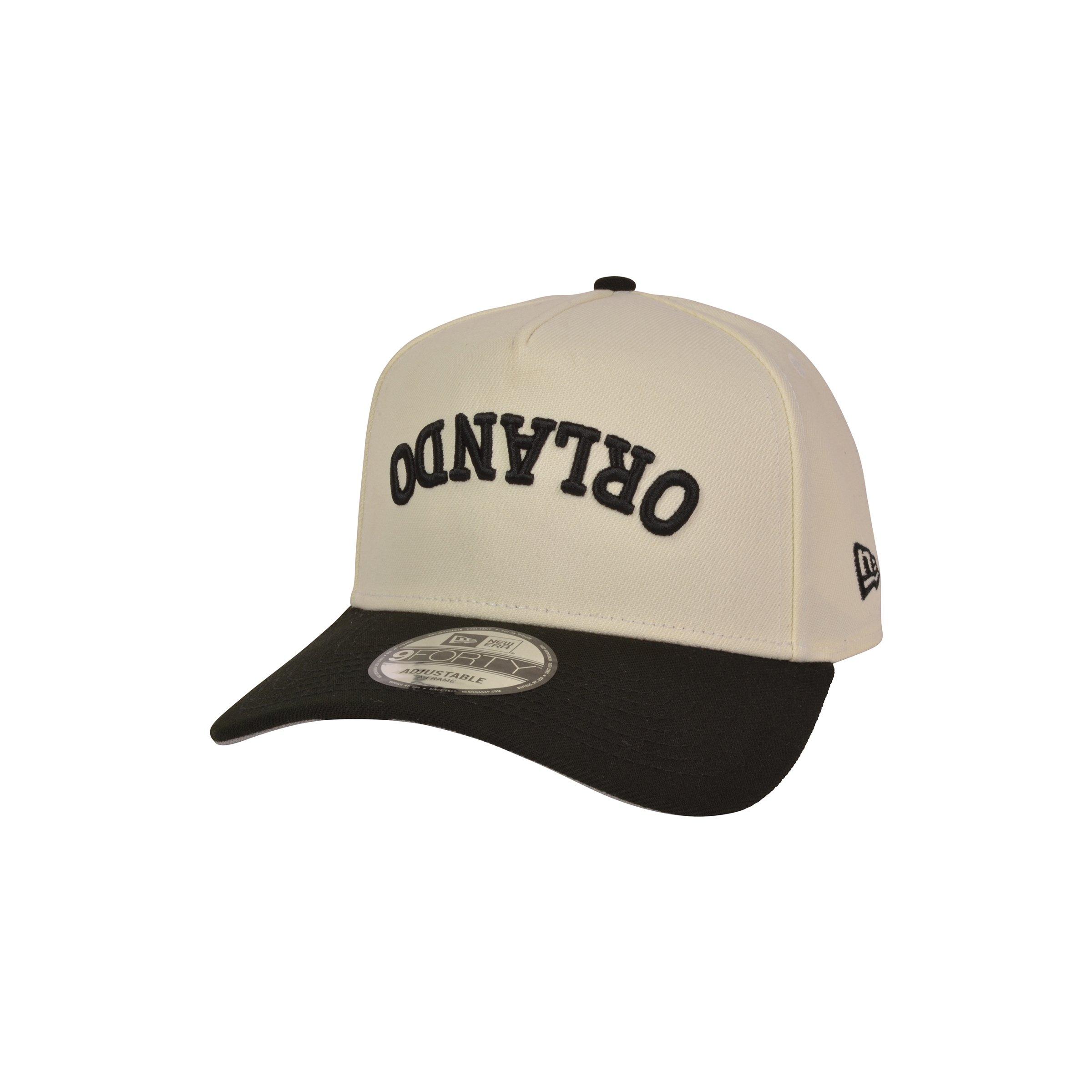 New Era Orlando Magic 9FORTY Upside Down Snapback Hat-Off White/Black