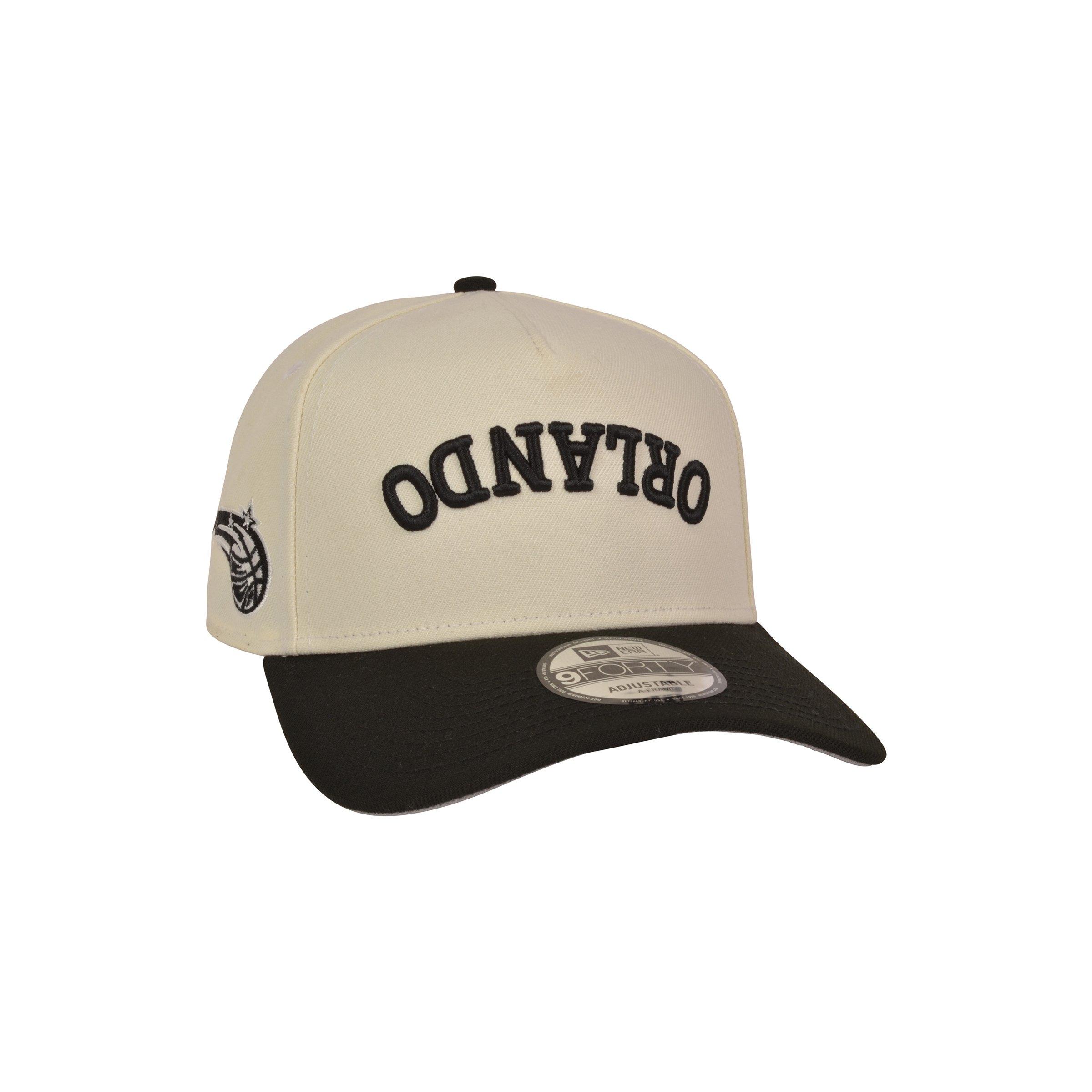 New Era Orlando Magic 9FORTY Upside Down Snapback Hat-Off White/Black
