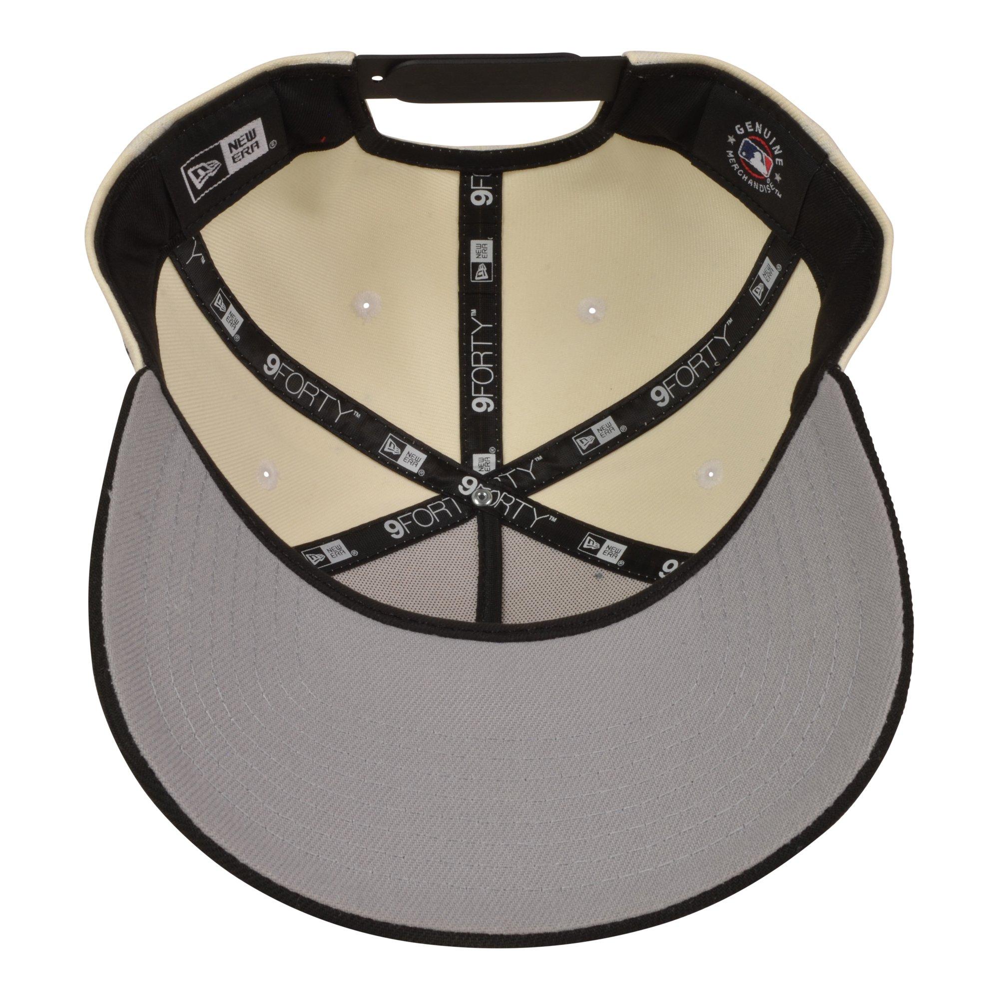 New Era St. Louis Cardinals 9FORTY Upside Down Snapback Hat-Off White/Black