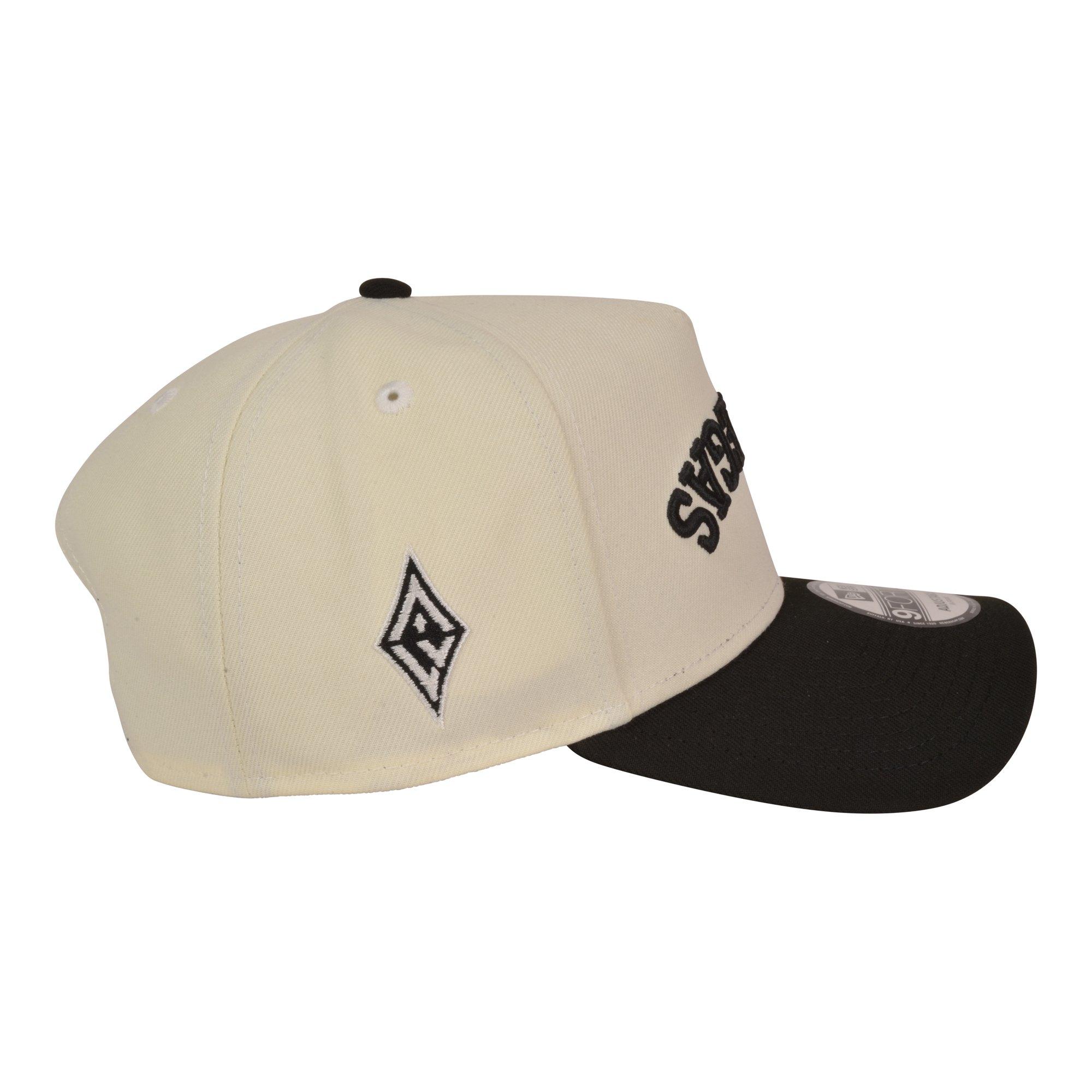 New Era Las Vegas Aces 9FORTY Upside Down Snapback Hat-Off White/Black