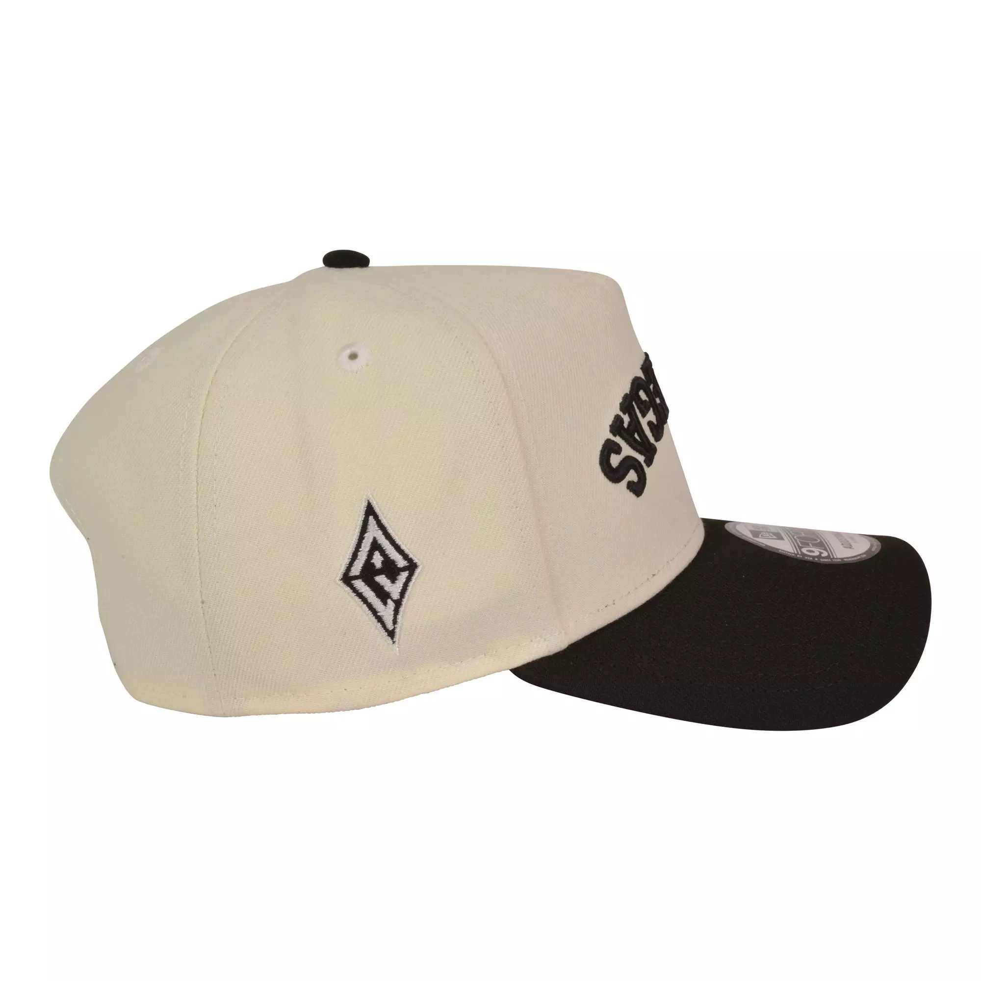 New Era Las Vegas Aces 9FORTY Upside Down Snapback Hat-Off White/Black - OFF-WHITE/BLACK