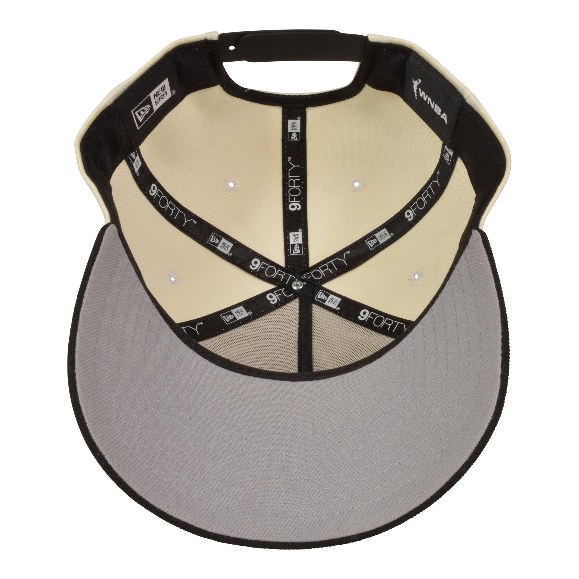 New Era Las Vegas Aces 9FORTY Upside Down Snapback Hat-Off White/Black