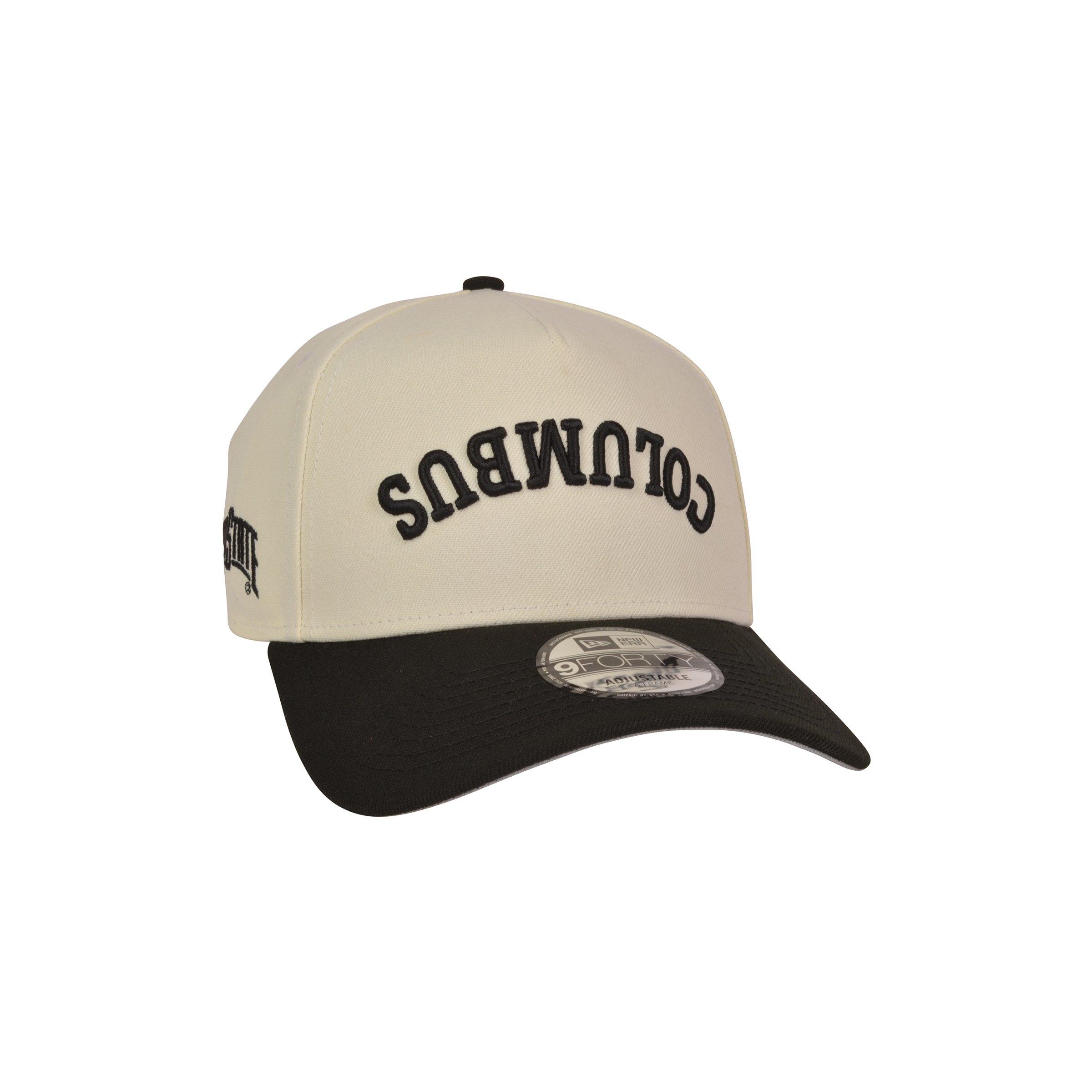 New Era Ohio State Buckeyes 9FORTY Upside Down Snapback Hat-Off White/Black