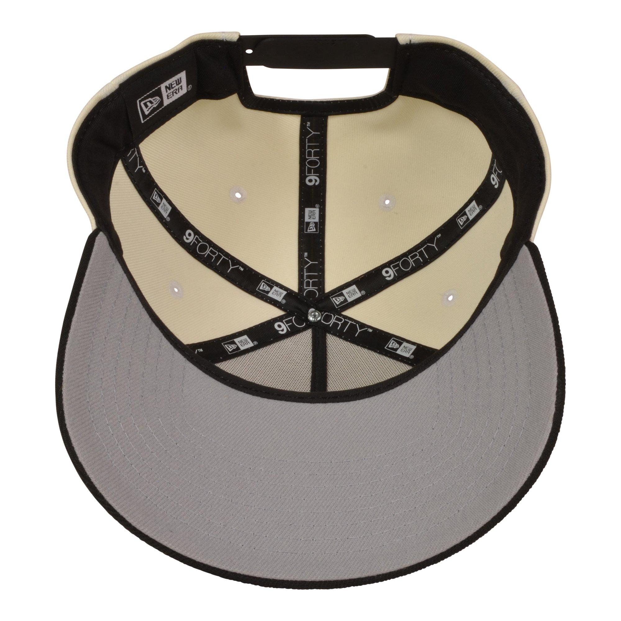 New Era Ohio State Buckeyes 9FORTY Upside Down Snapback Hat-Off White/Black