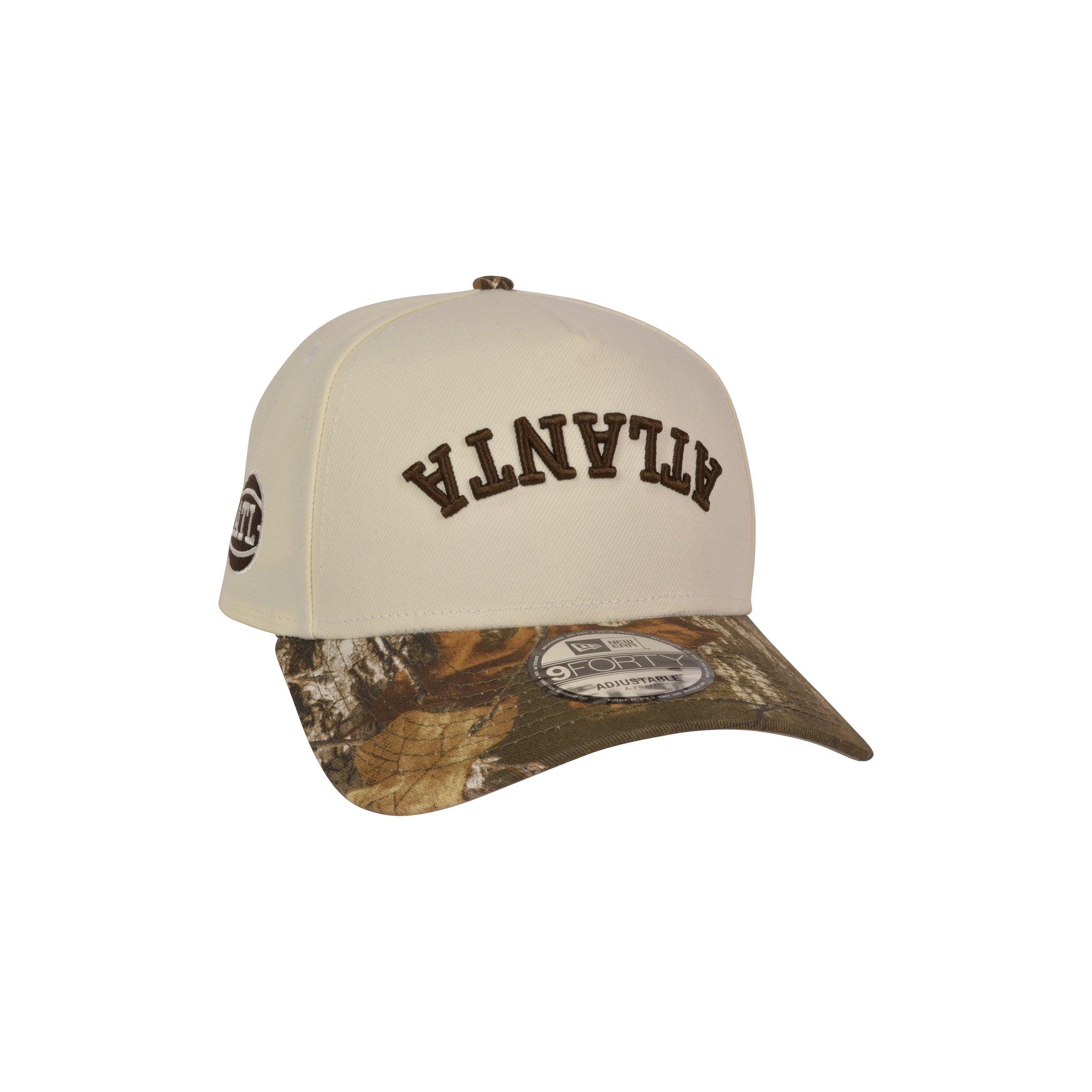 New Era Atlanta Hawks 9FORTY Upside Down Snapback Hat-Camouflage