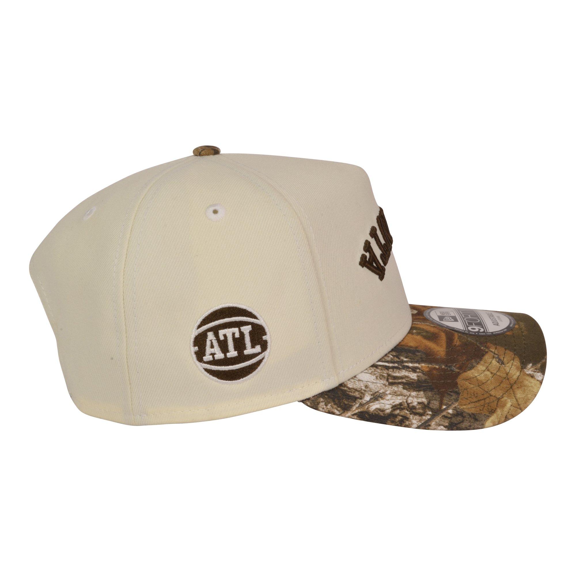 New Era Atlanta Hawks 9FORTY Upside Down Snapback Hat-Camouflage