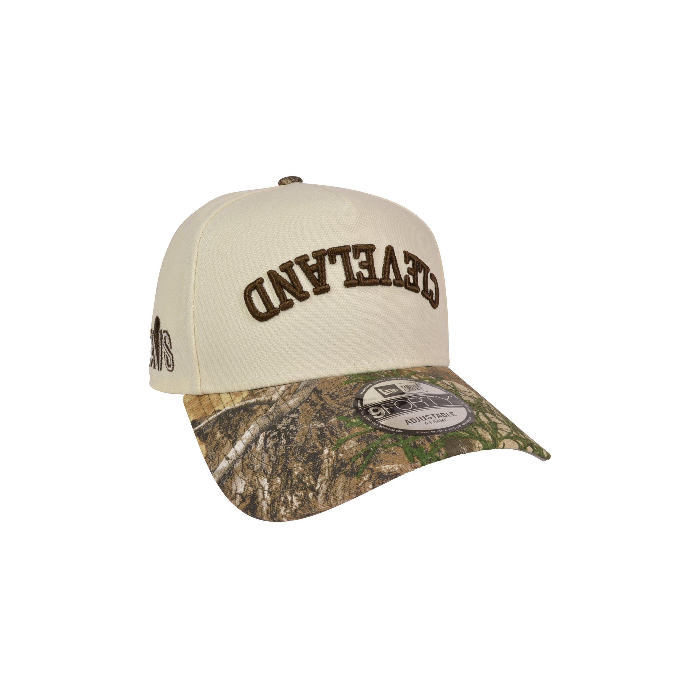 New Era Cleveland Cavaliers 9FORTY Upside Down Snapback Hat-Camouflage