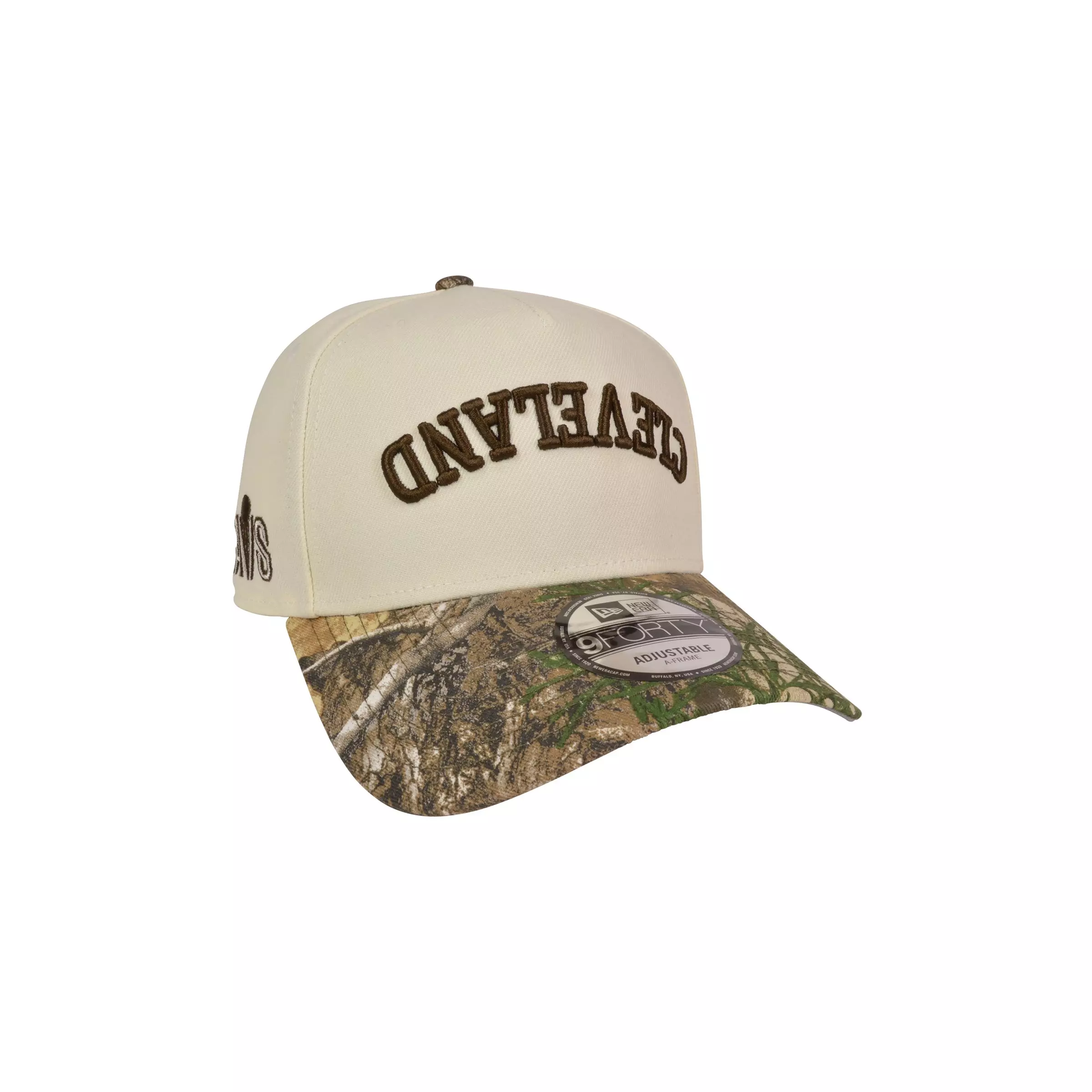 New Era Cleveland Cavaliers 9FORTY Upside Down Snapback Hat-Camouflage - CAMOUFLAGE