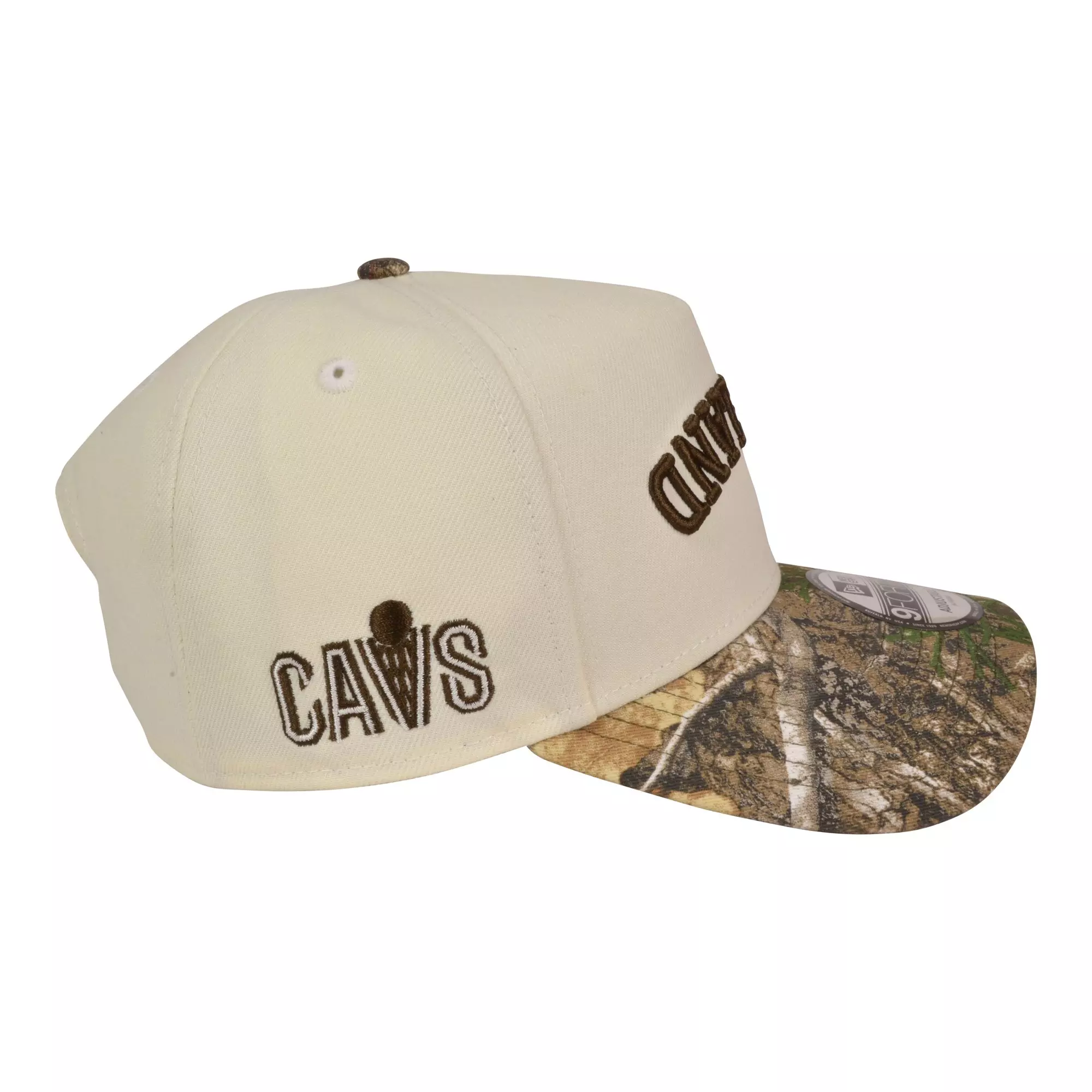 New Era Cleveland Cavaliers 9FORTY Upside Down Snapback Hat-Camouflage - CAMOUFLAGE