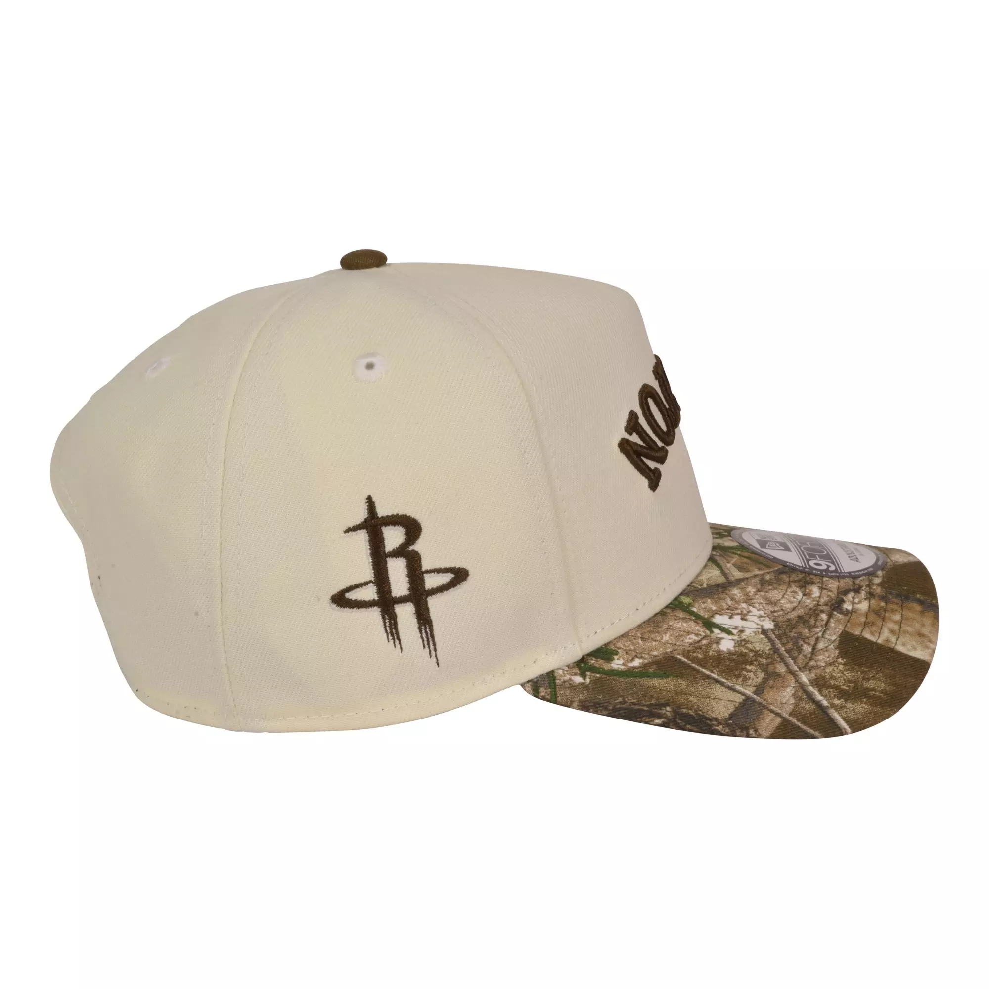 New Era Houston Rockets 9FORTY Upside Down Snapback Hat-Camouflage - CAMOUFLAGE