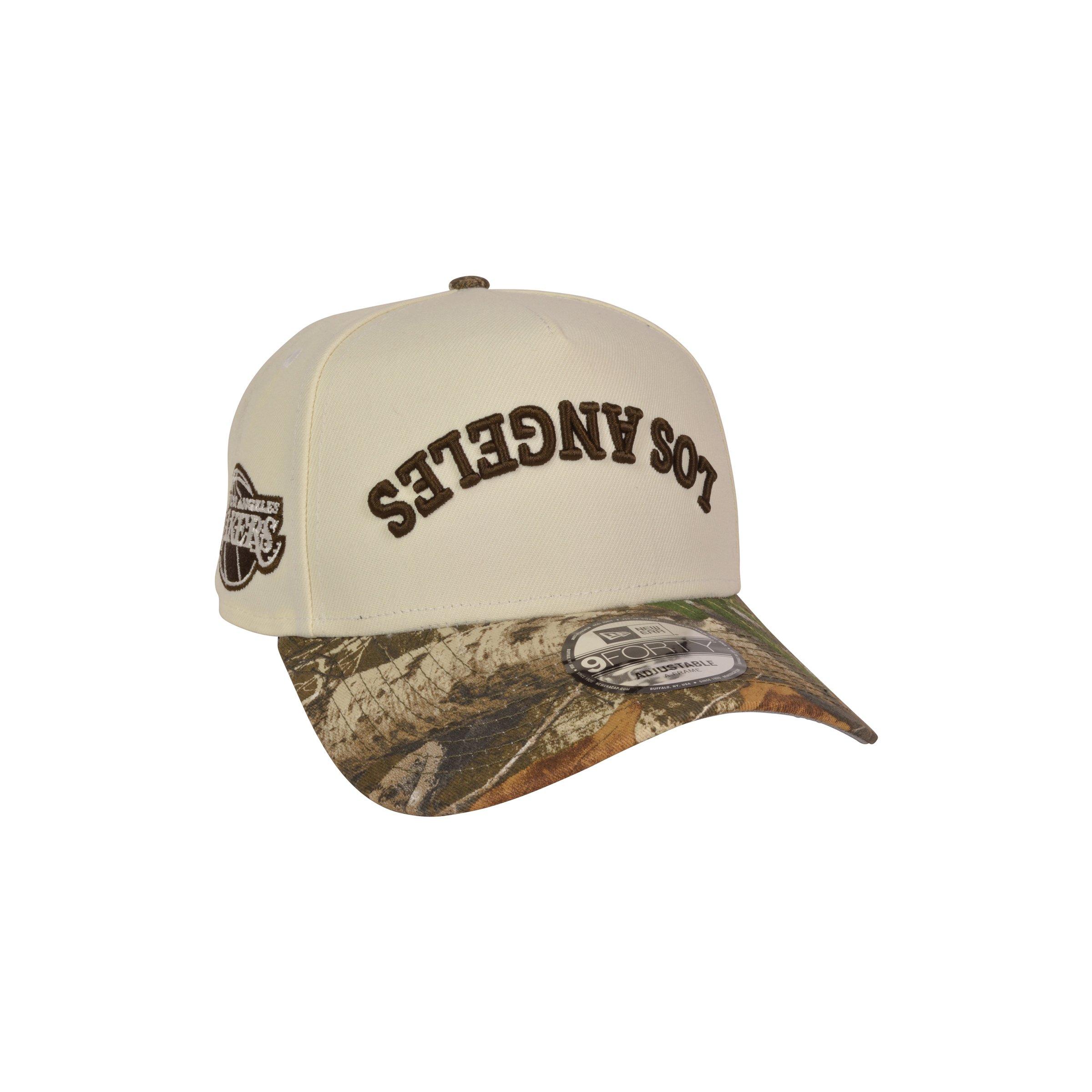 New Era Los Angeles Lakers 9FORTY Upside Down Snapback Hat-Camouflage