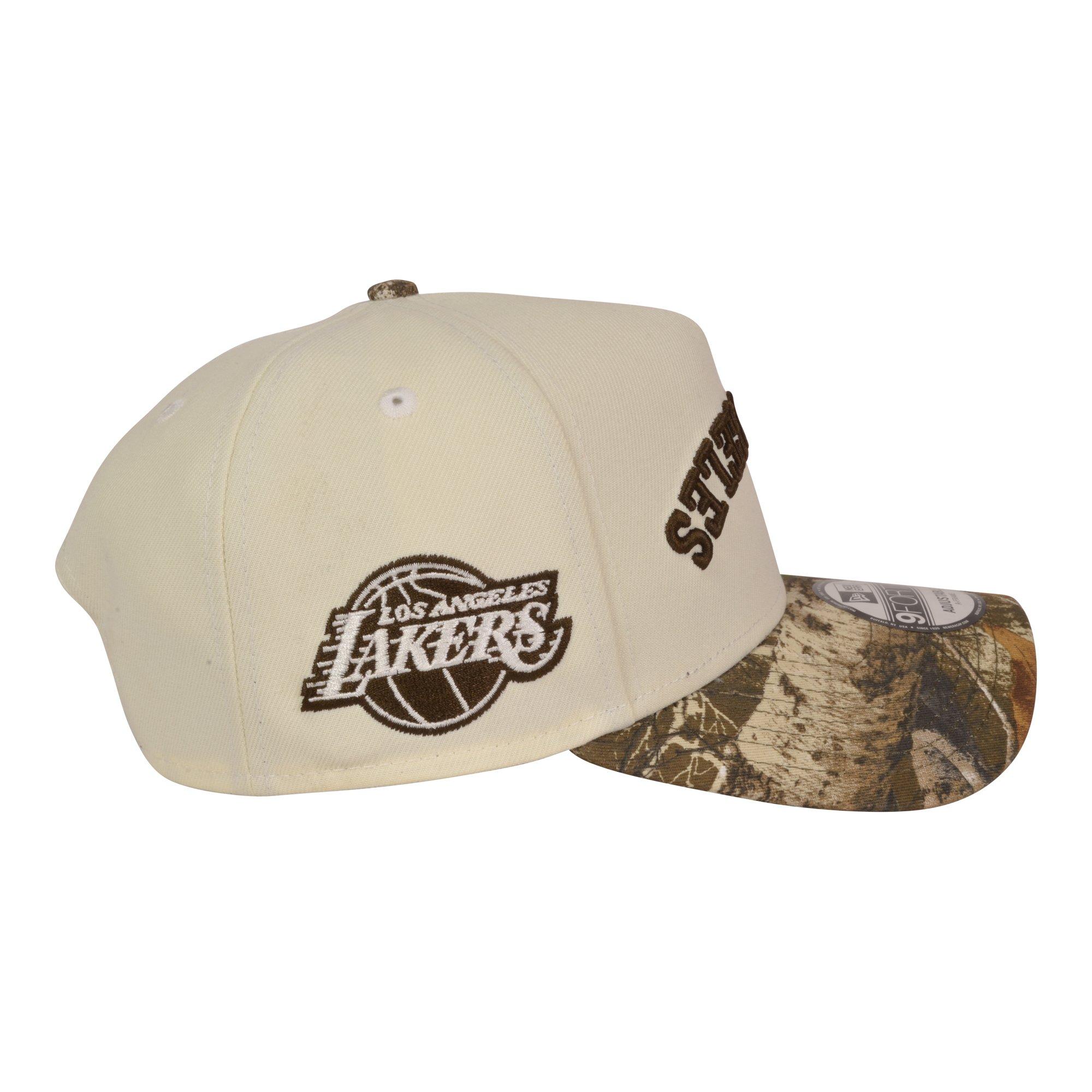 New Era Los Angeles Lakers 9FORTY Upside Down Snapback Hat-Camouflage