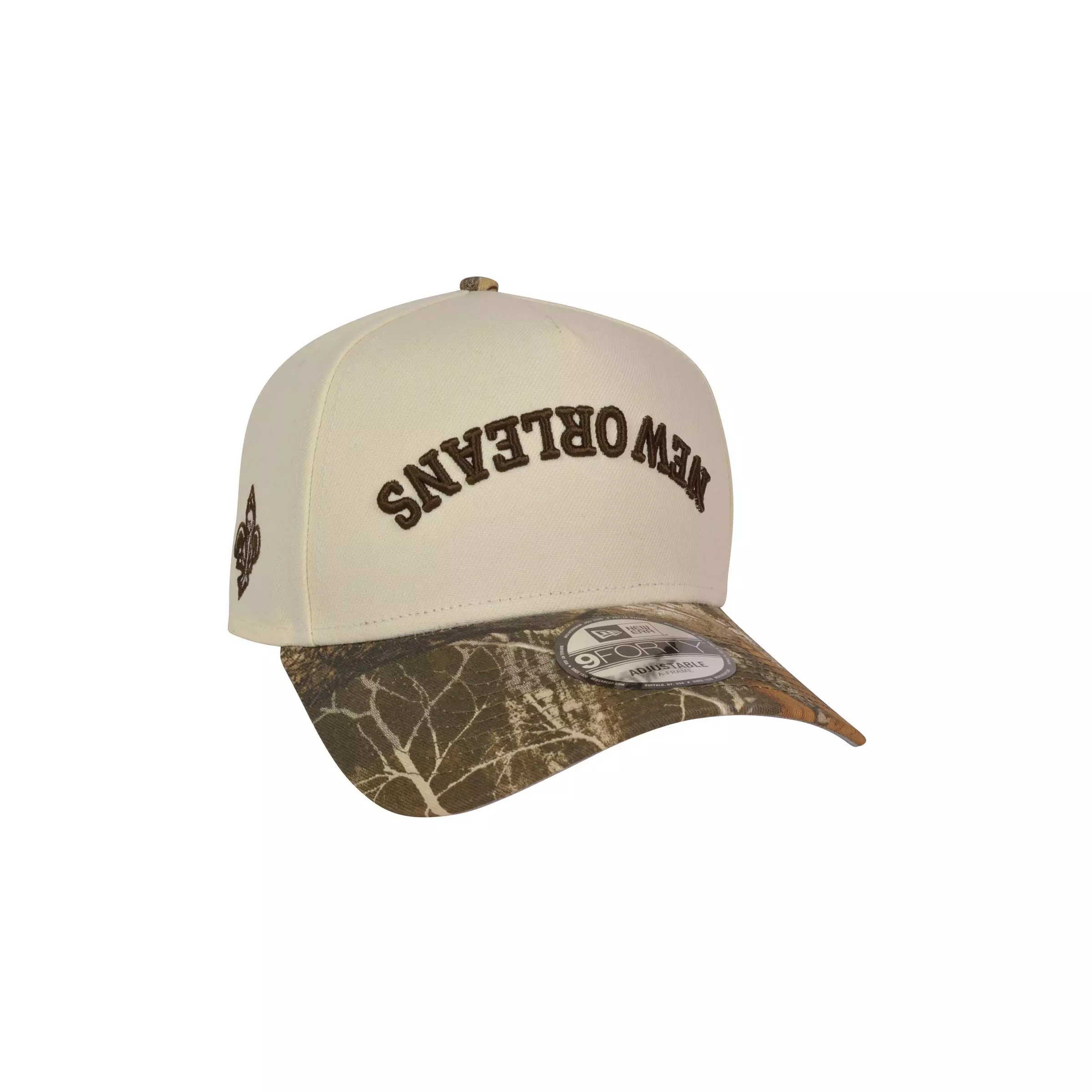 New Era New Orleans Pelicans 9FORTY Upside Down Snapback Hat-Camouflage - CAMOUFLAGE